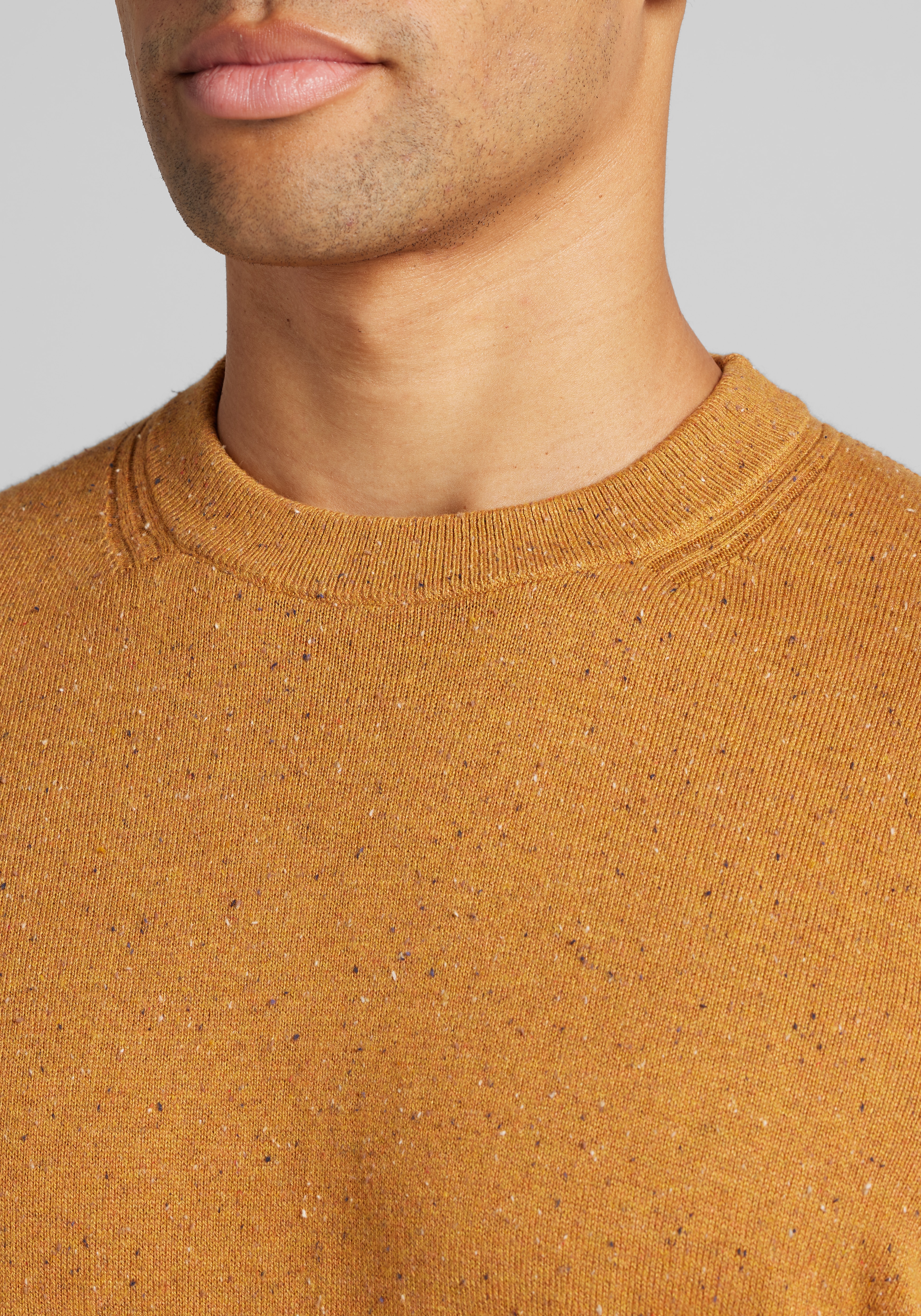 Jos. A. Bank Tailored Fit Donegal Crew Neck Sweater