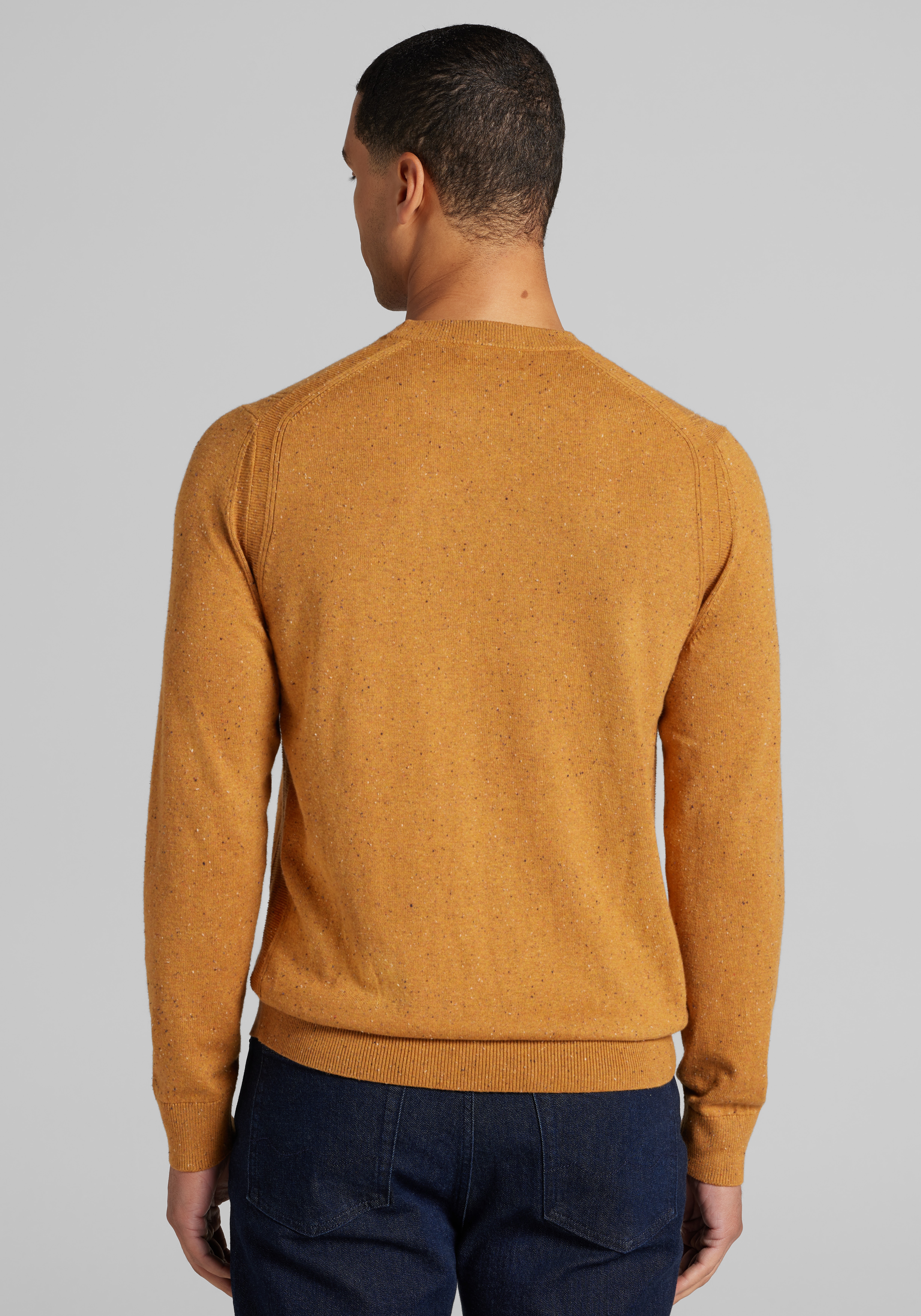 Jos. A. Bank Tailored Fit Donegal Crew Neck Sweater