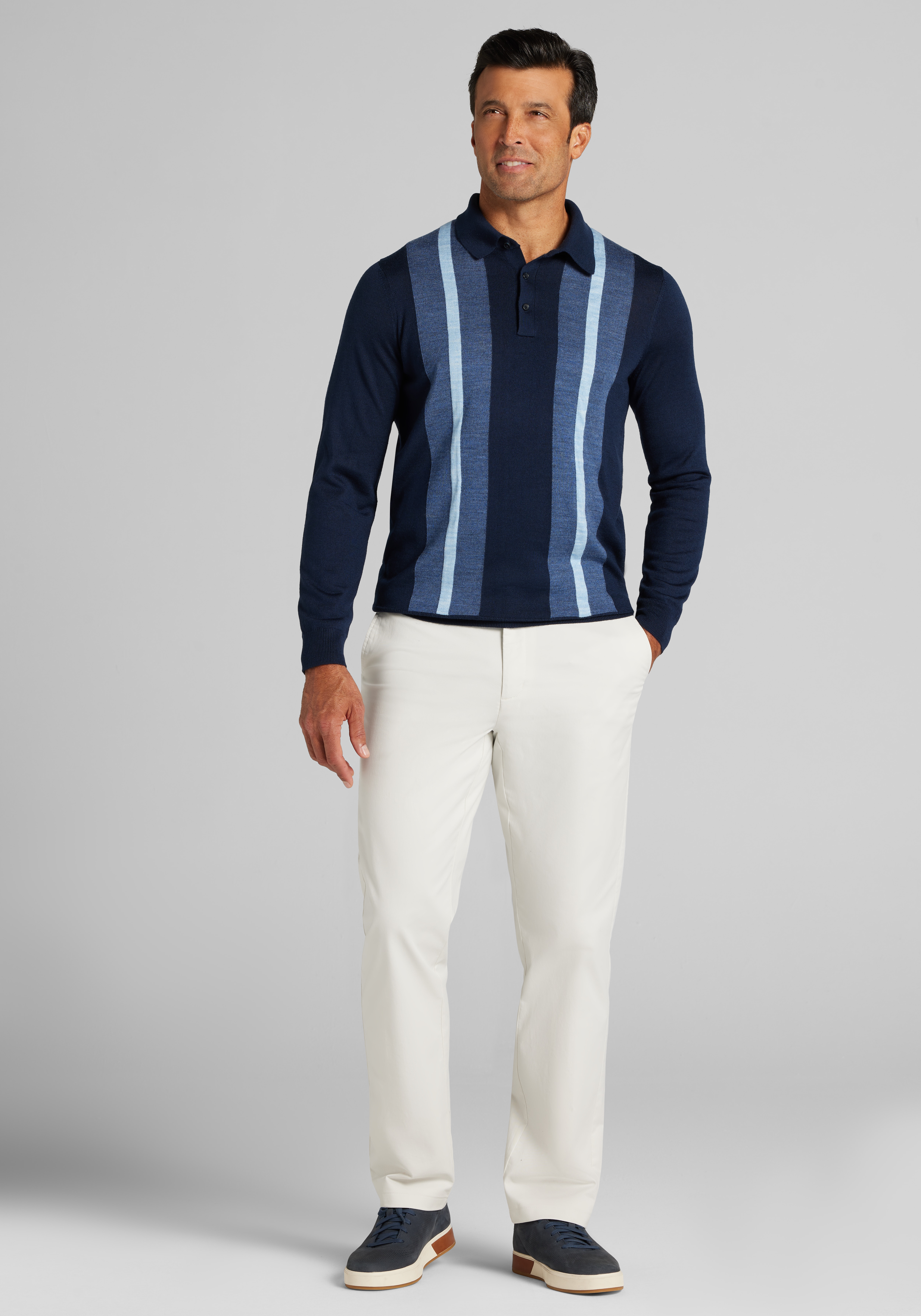 Jos. A. Bank Tailored Fit Polo Sweater