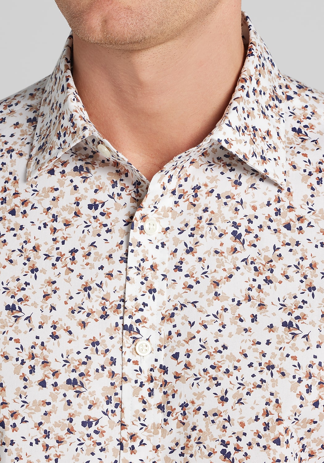 Jos. A. Bank Tailored Fit Liberty Floral Button Up Shirt - Big & Tall