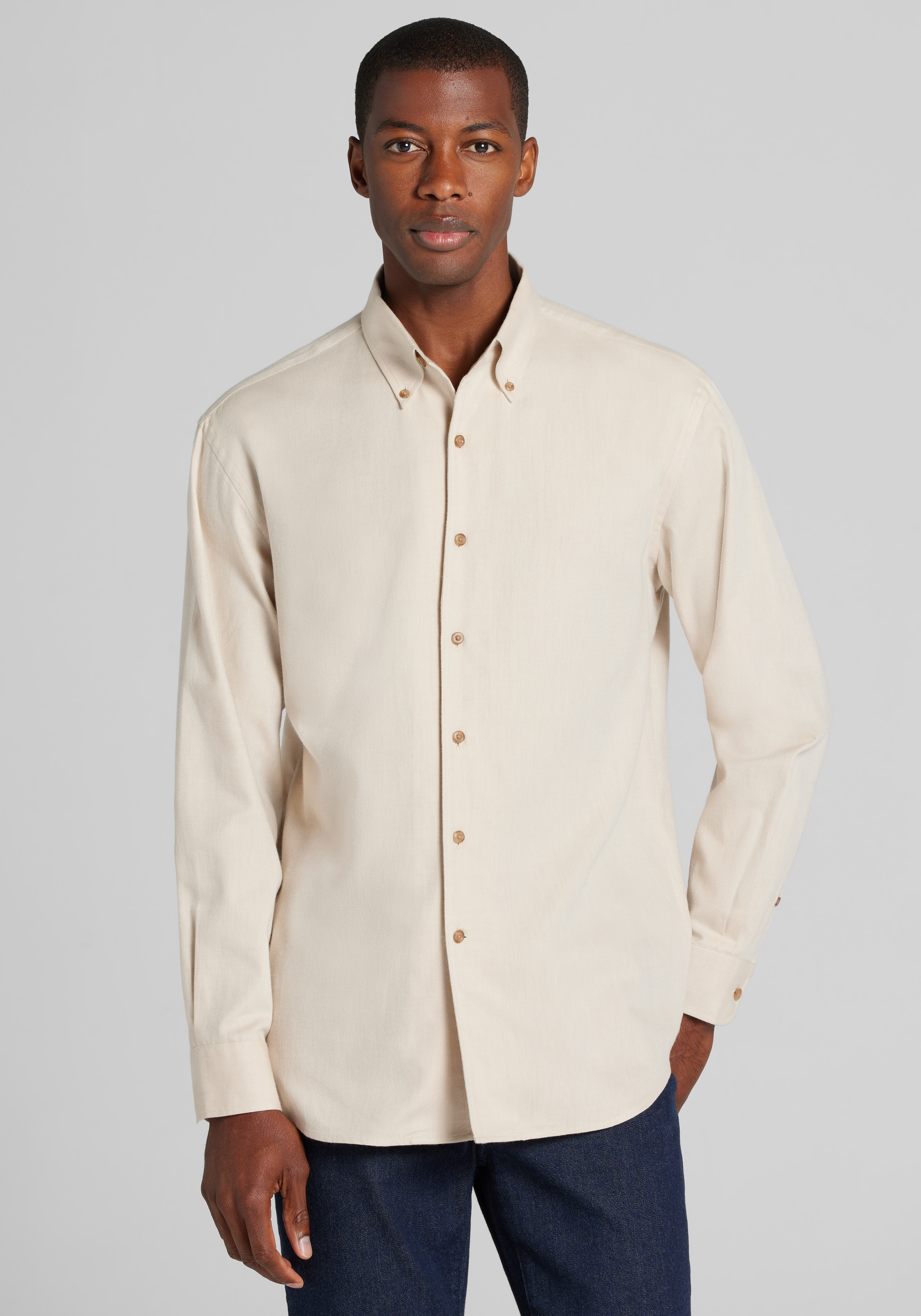Men's Special Categories, Reserve Collection Tailored Fit Button Up Shirt - Jos A Bank