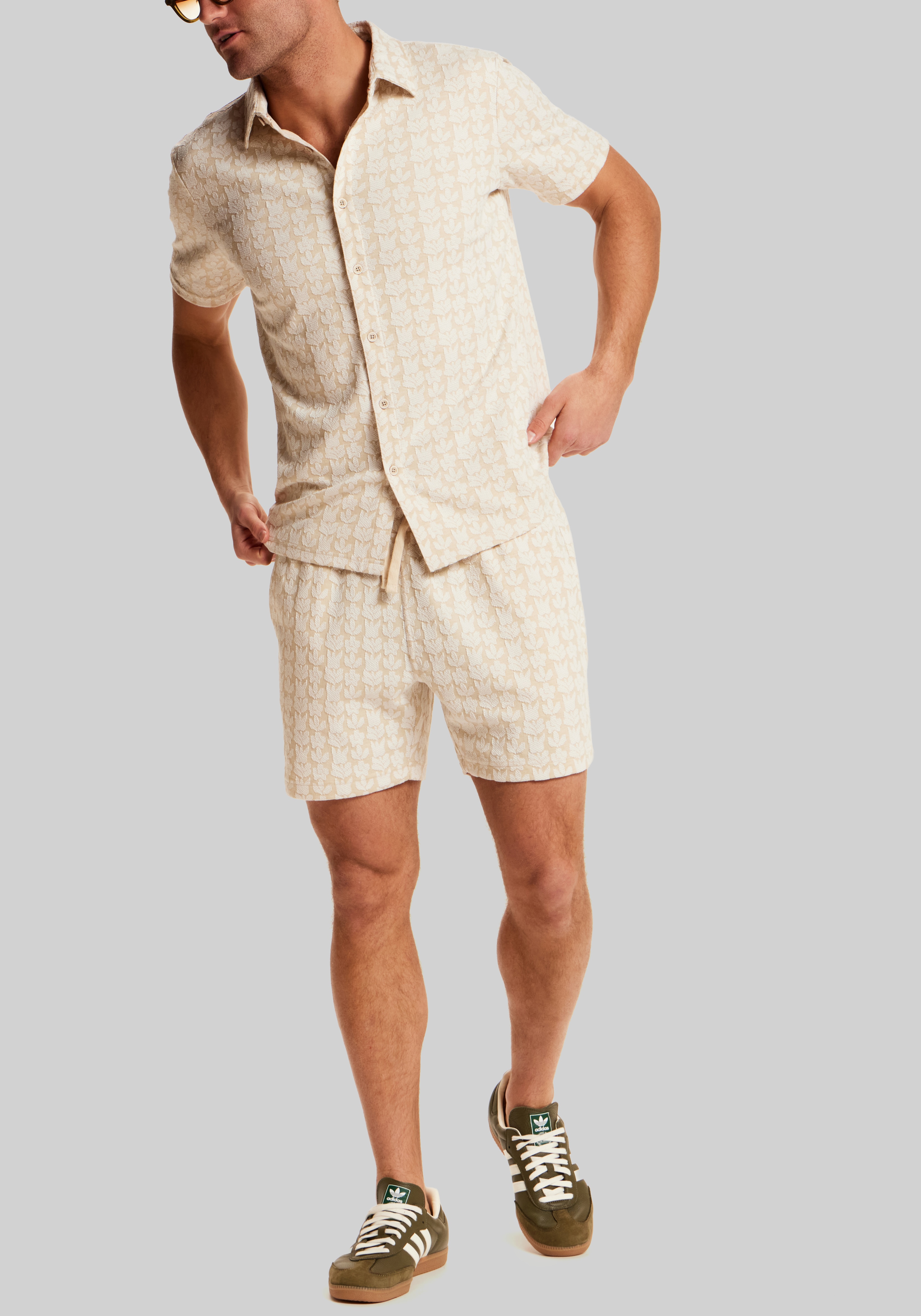 Weatherproof Vintage Traditional Fit Floral Jacquard Coatfront Shirt