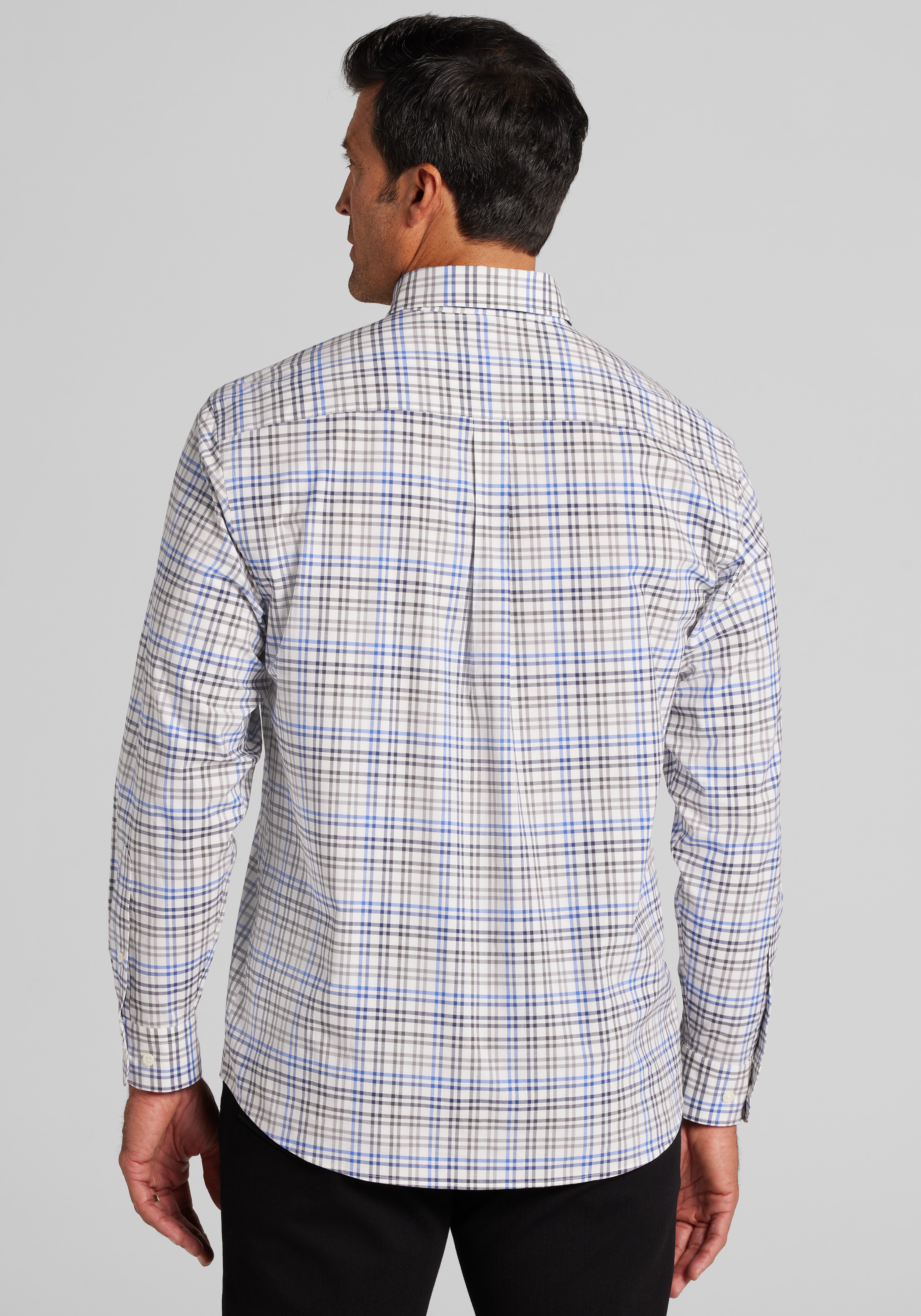 Jos. A. Bank Traditional Fit Check Button-Up Shirt
