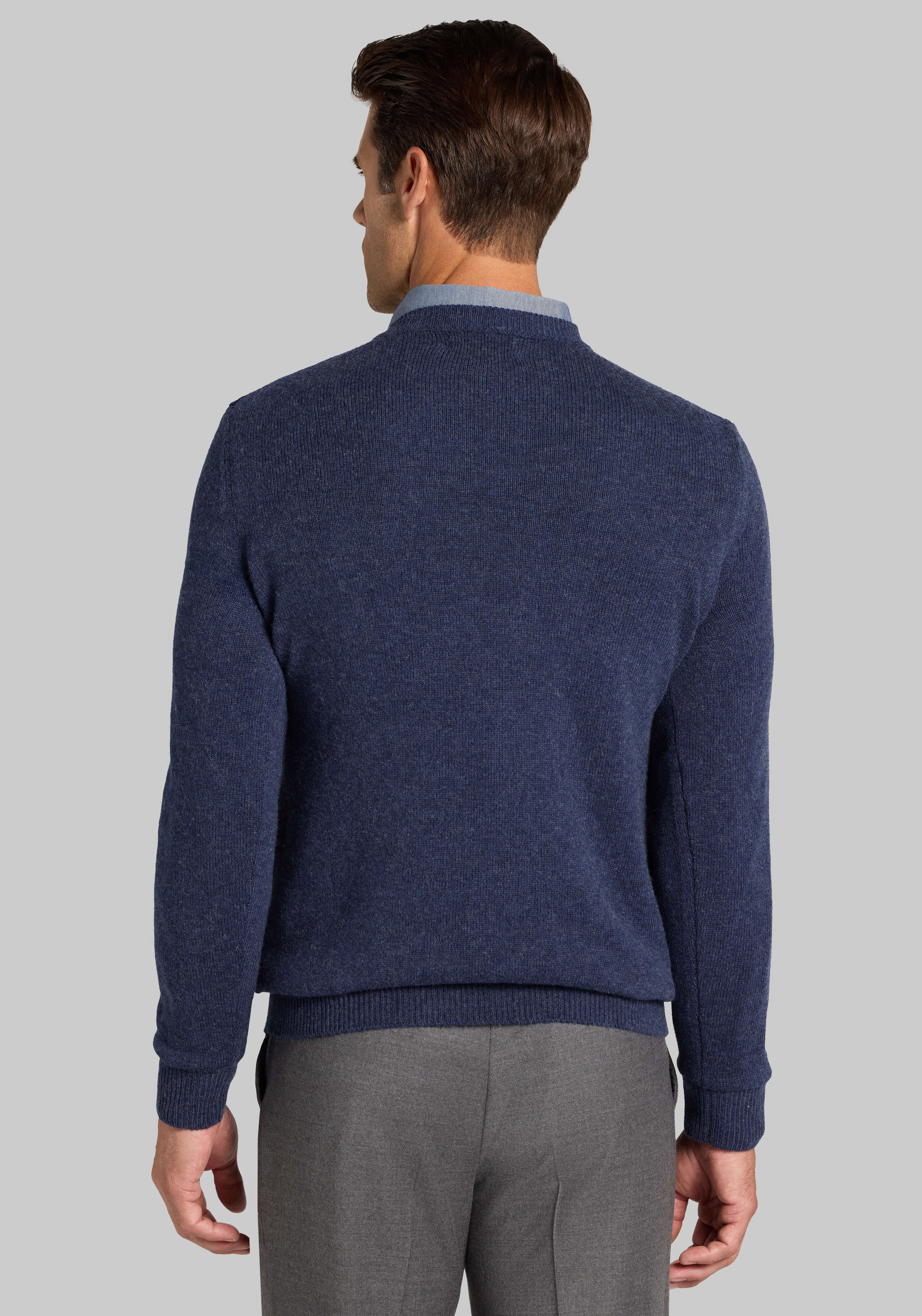 Jos. A. Bank Tailored Fit Classic Argyle Crew Neck Sweater