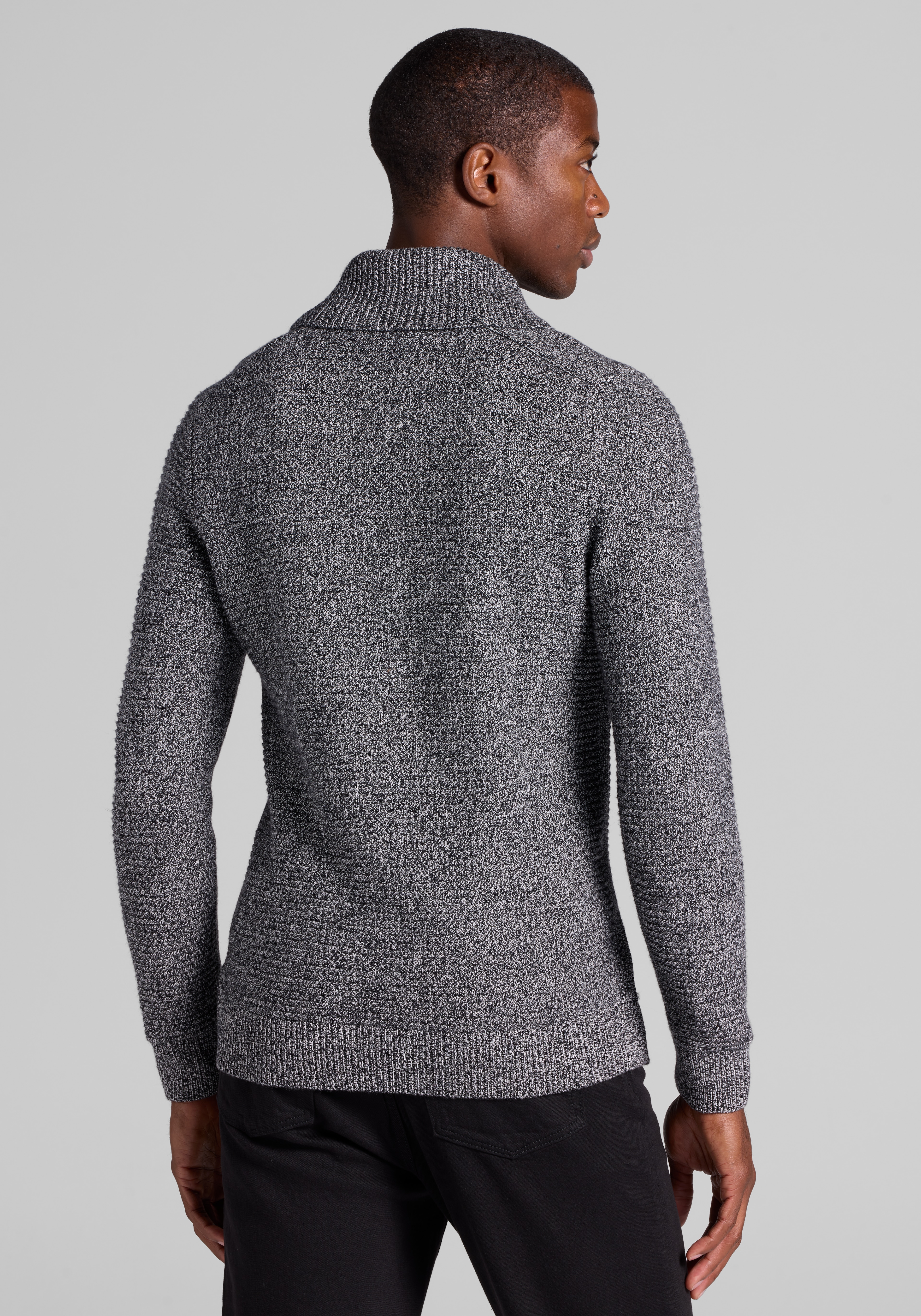 Jos. A. Bank Tailored Fit Wool Blend Shawl Collar Sweater