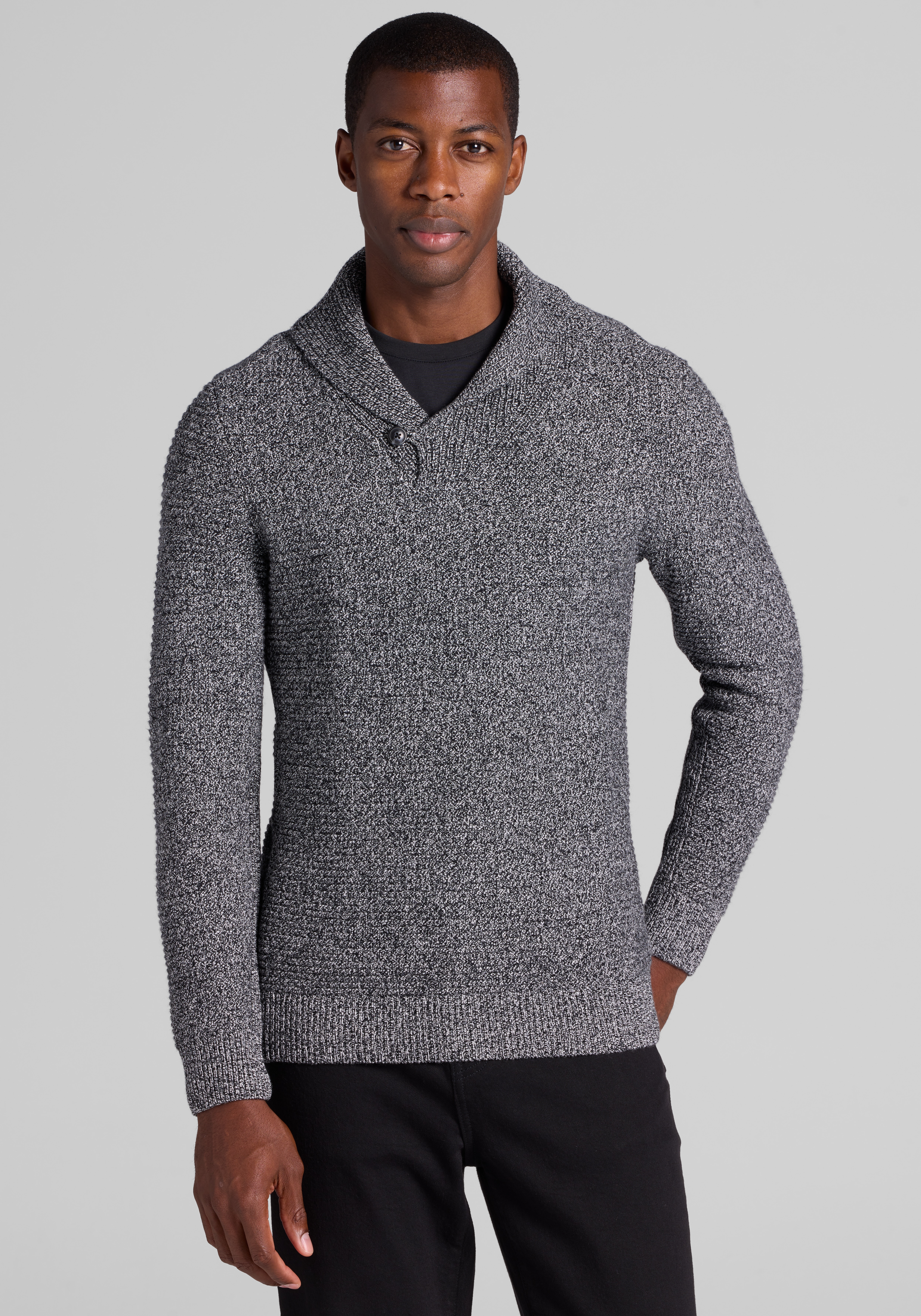 Men's New!, Jos. A. Bank Tailored Fit Shawl Collar Sweater - Jos A Bank