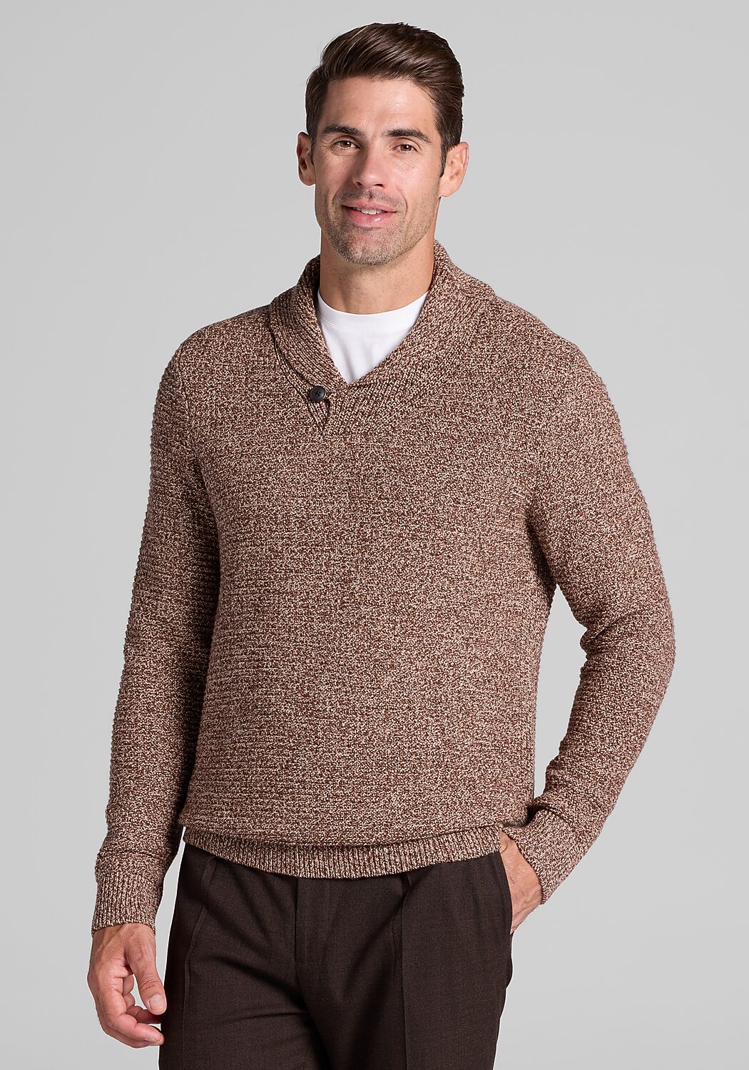 Jos. A. Bank Tailored Fit Shawl Collar Sweater - Big & Tall