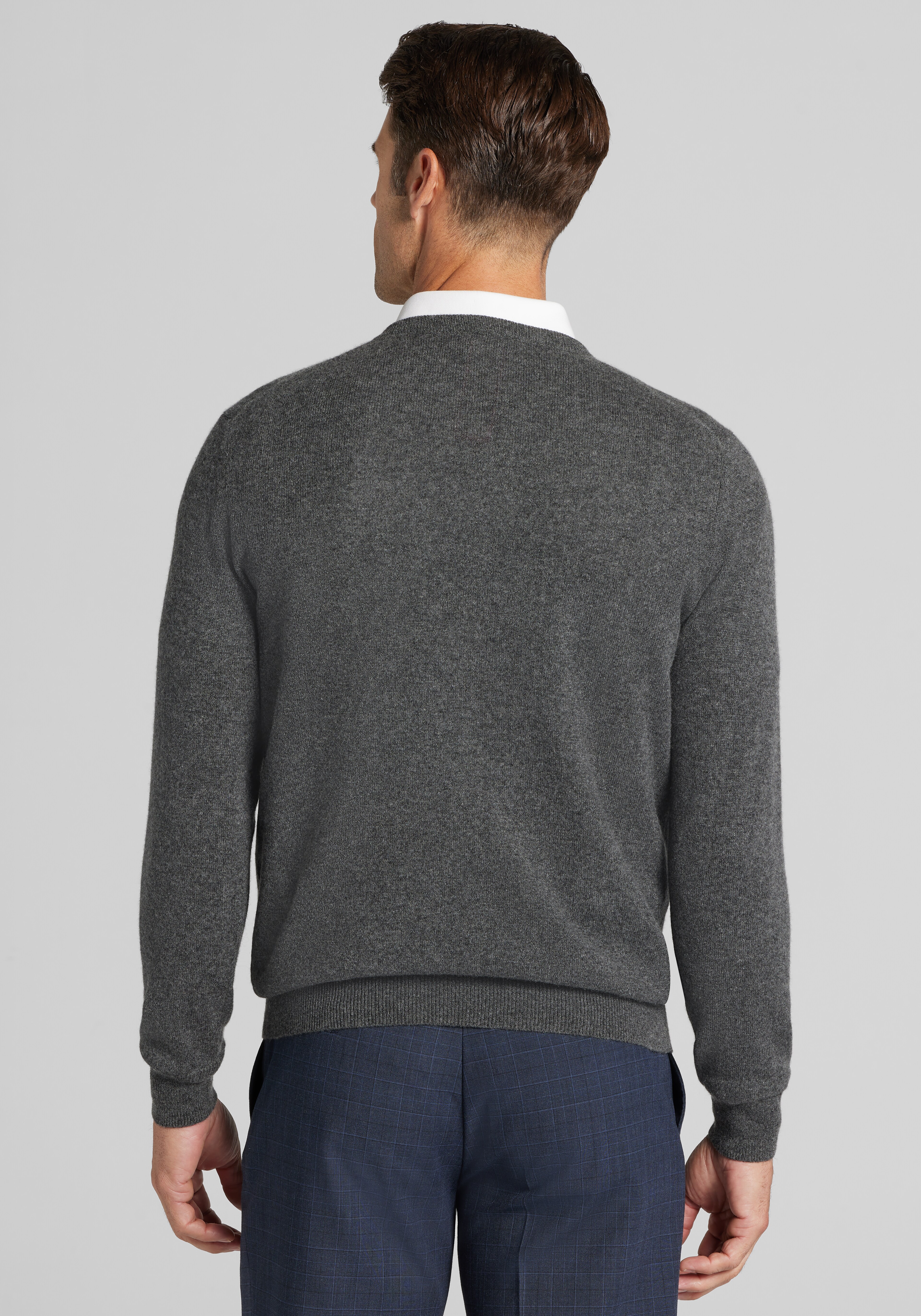 Reserve Tailored Fit 100% Cashmere V-Neck Sweater