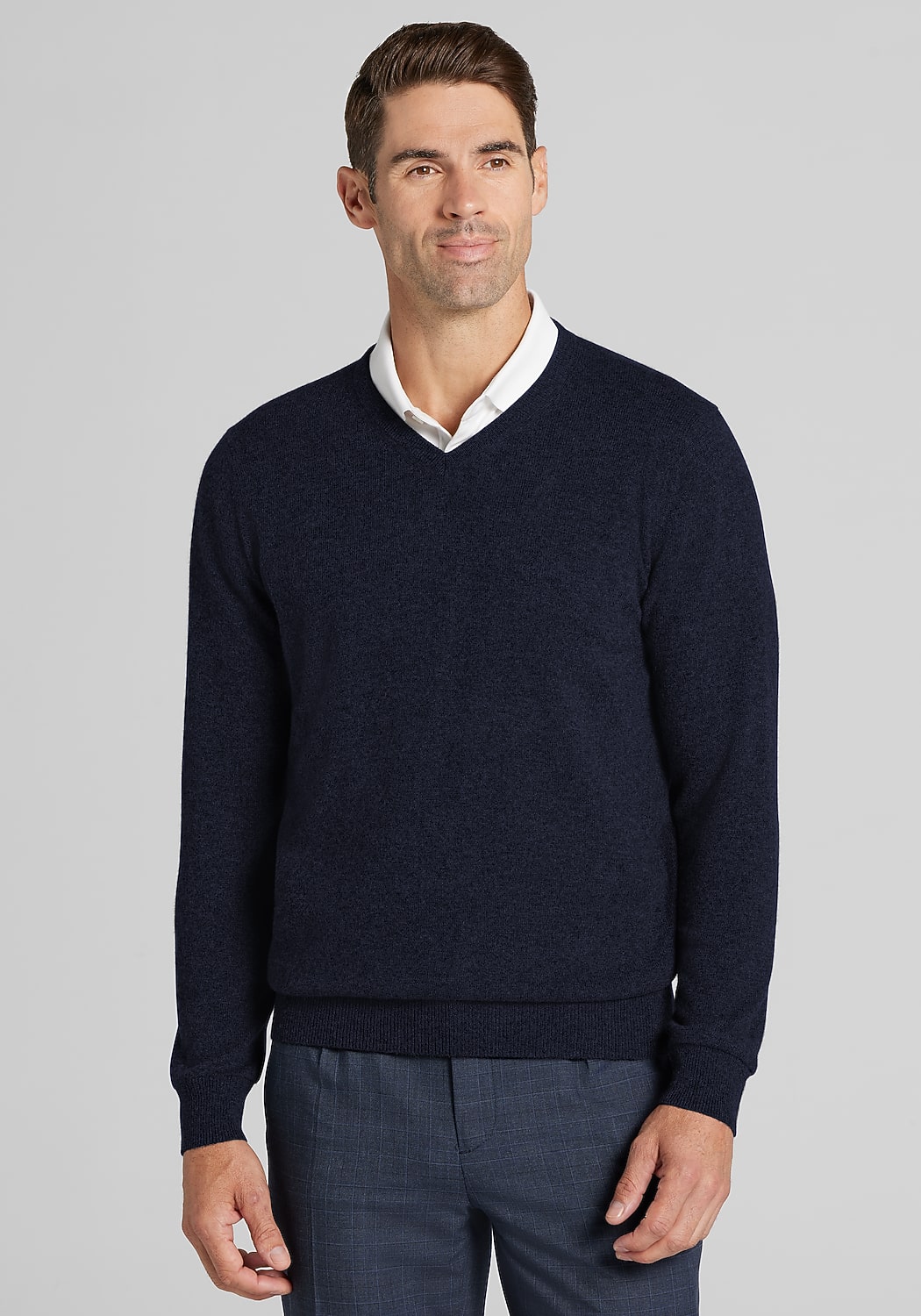 Reserve Collection Tailored Fit Cashmere V-Neck Sweater