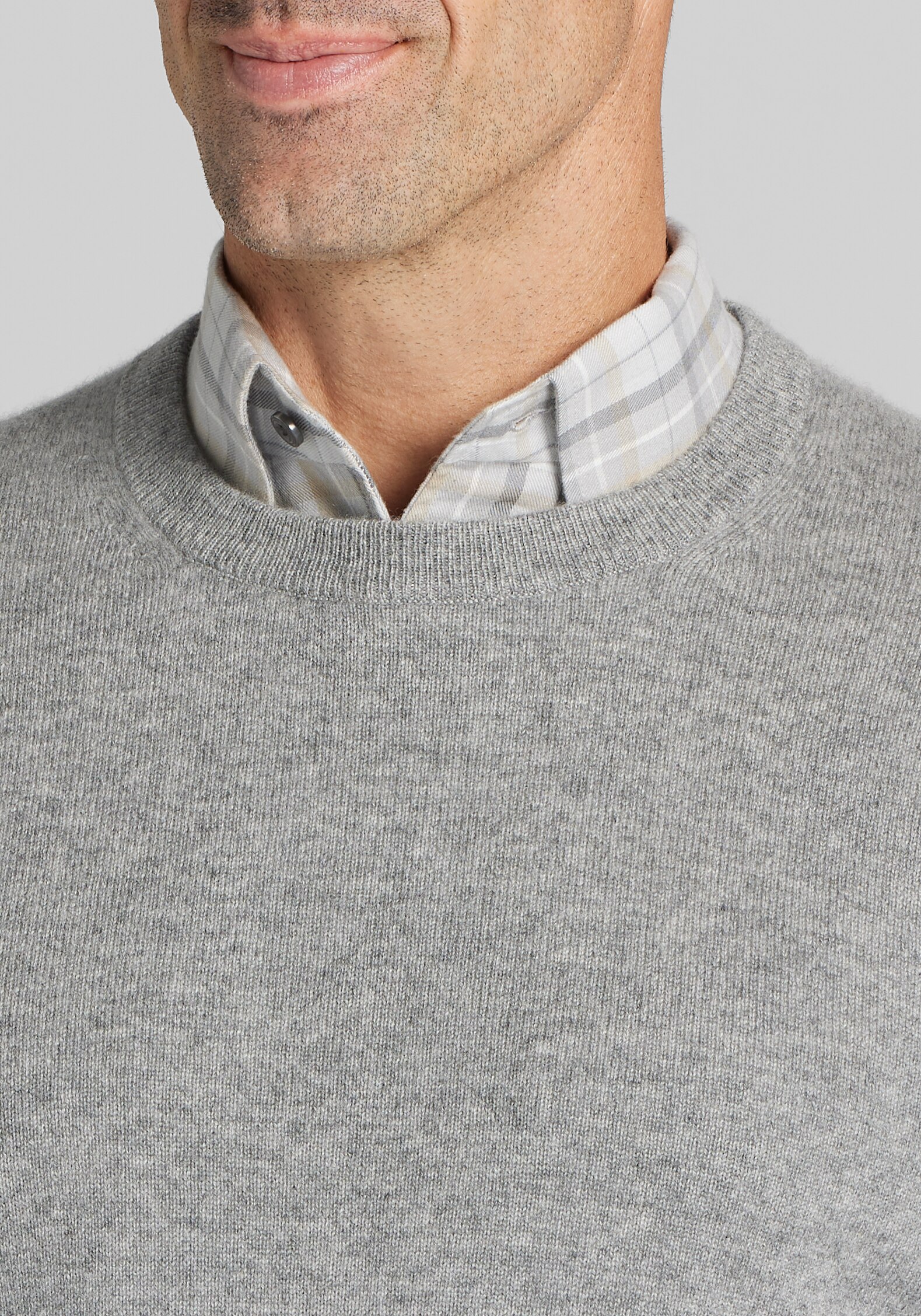 Reserve Collection Tailored Fit Crew Neck Cashmere Sweater