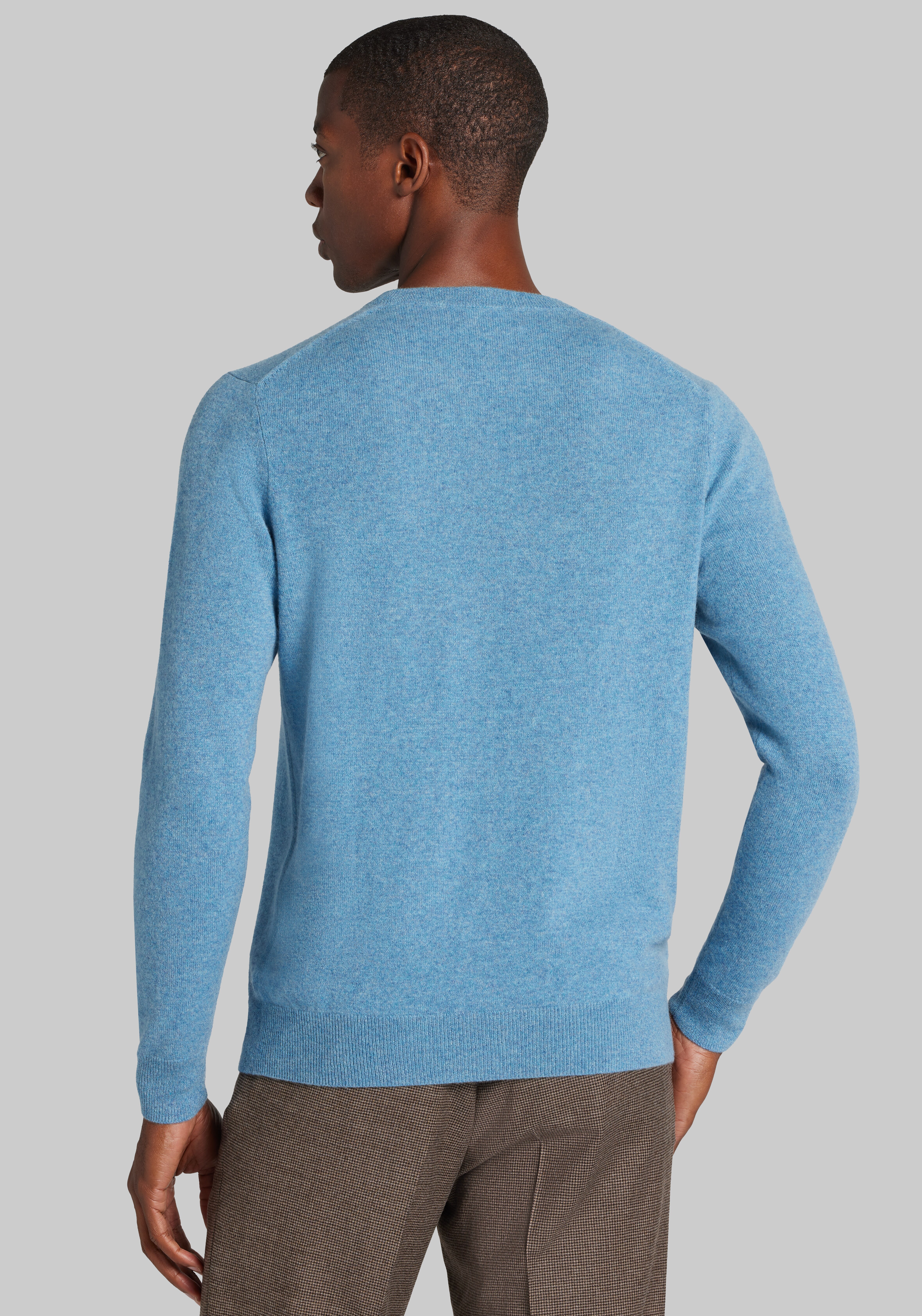 Reserve Collection Tailored Crew Neck Cashmere Sweater