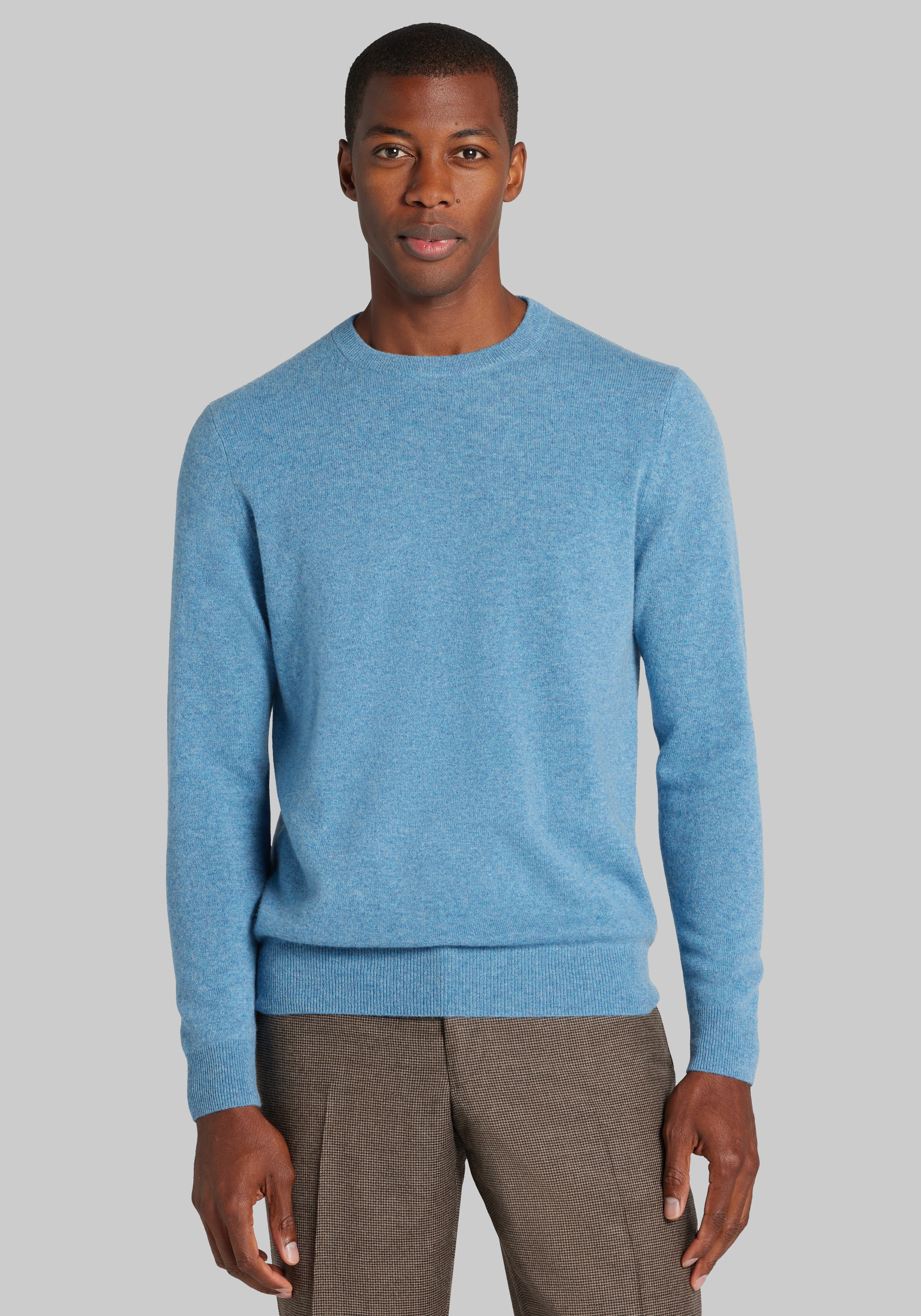 Men's New!, Reserve Collection Tailored Crew Neck Cashmere Sweater - Jos A Bank