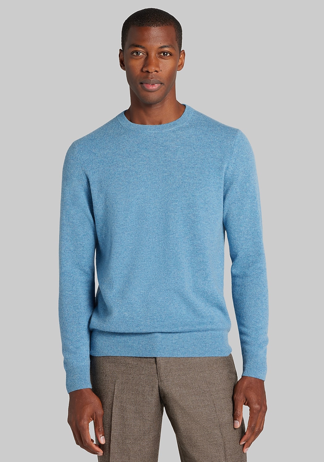 Reserve Collection Tailored Crew Neck Cashmere Sweater