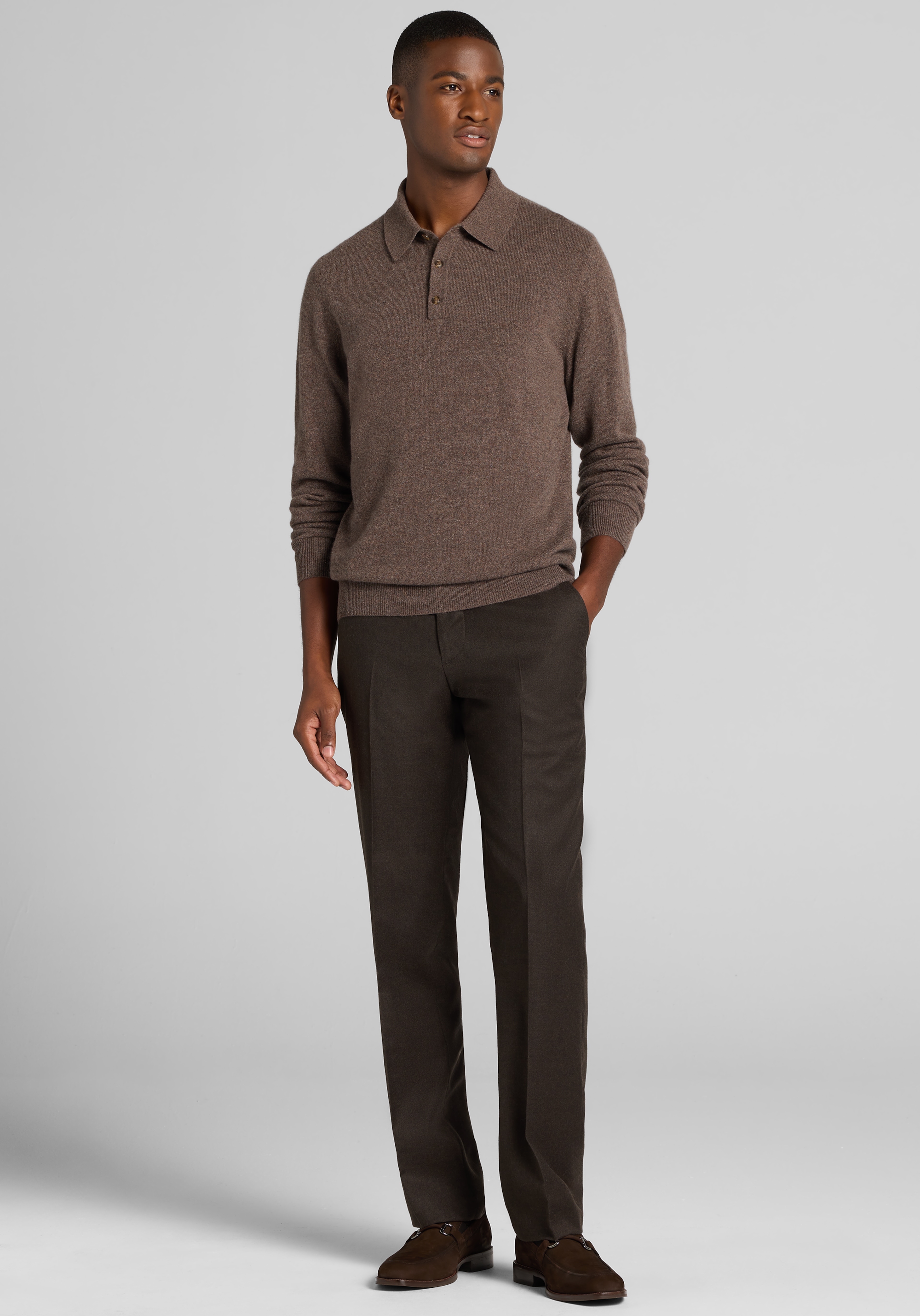 Reserve Tailored Fit 100% Cashmere Sweater