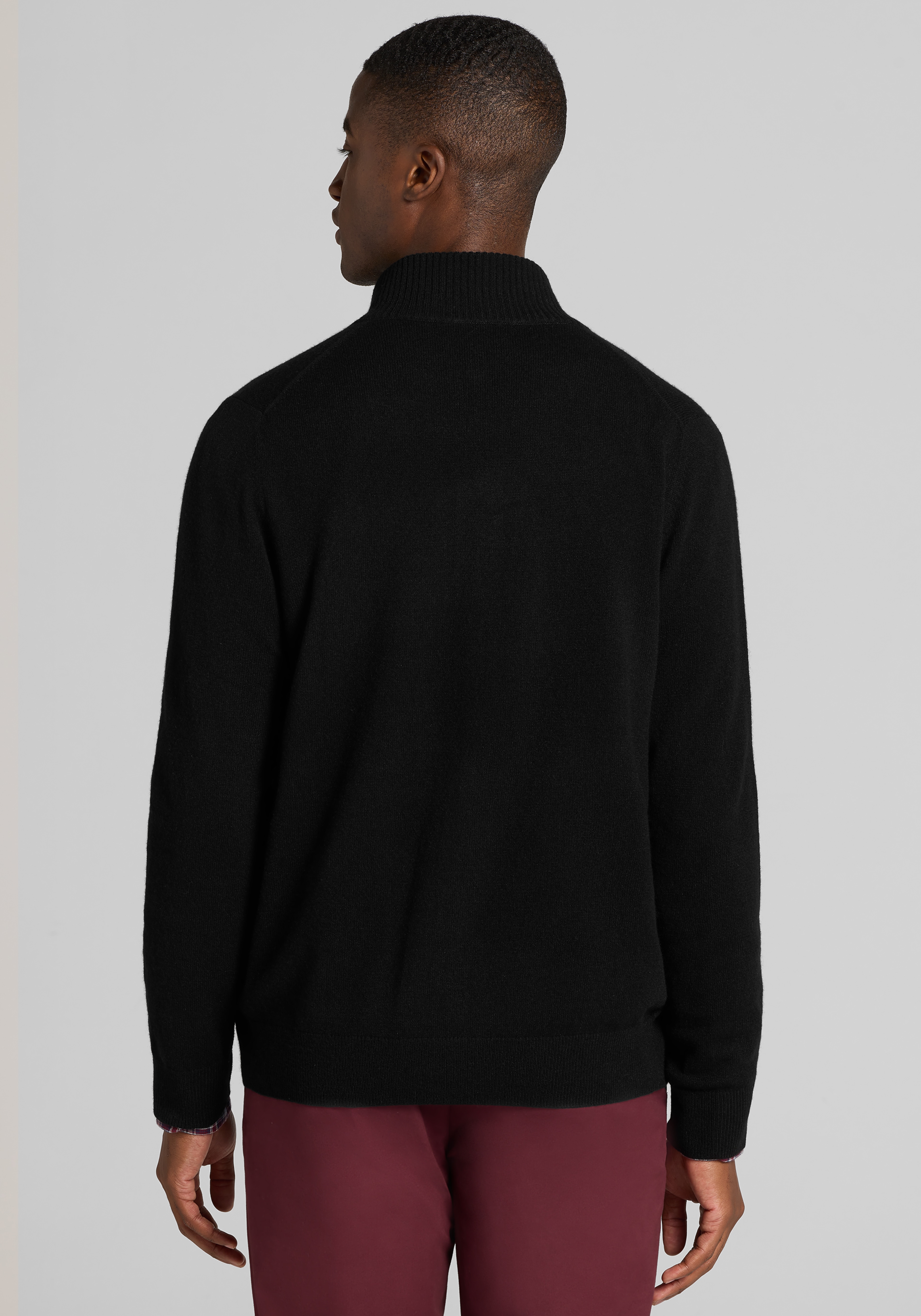 Reserve Tailored Fit Full-Zip 100% Cashmere Sweater