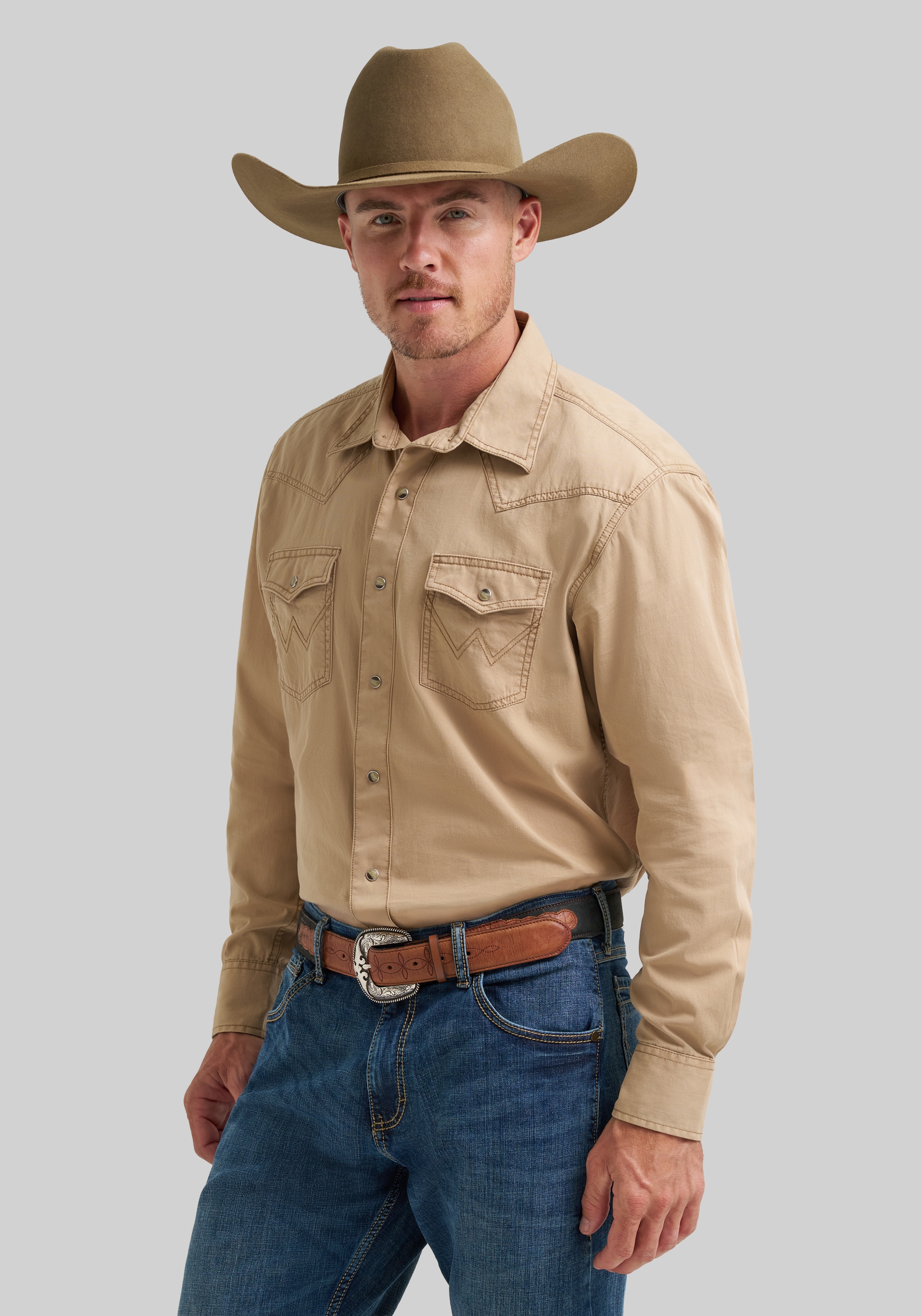 Men's FLYOUT_CATEGORY, Wrangler Retro Premium Tailored Fit Western Sportshirt - Big & Tall - Jos A Bank