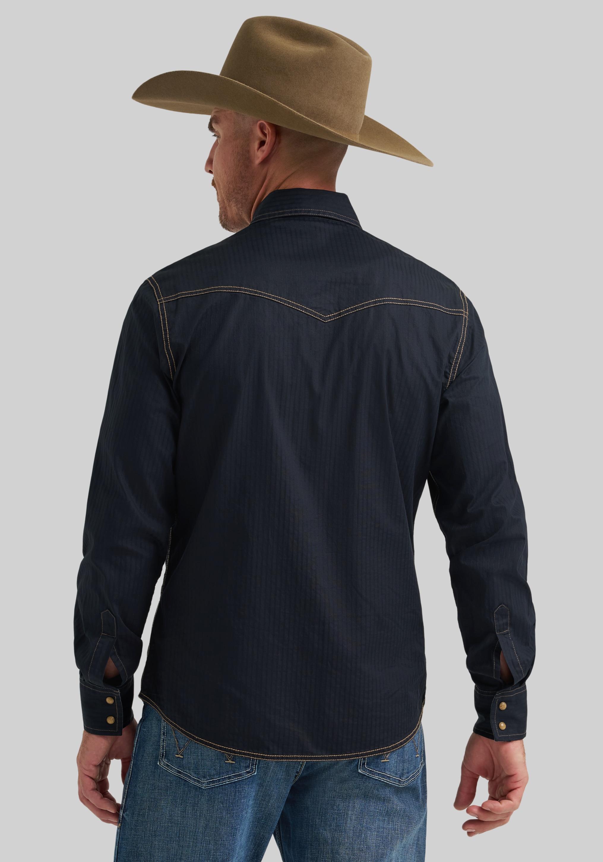 Wrangler Retro Premium Tailored Fit Western Button Up Shirt