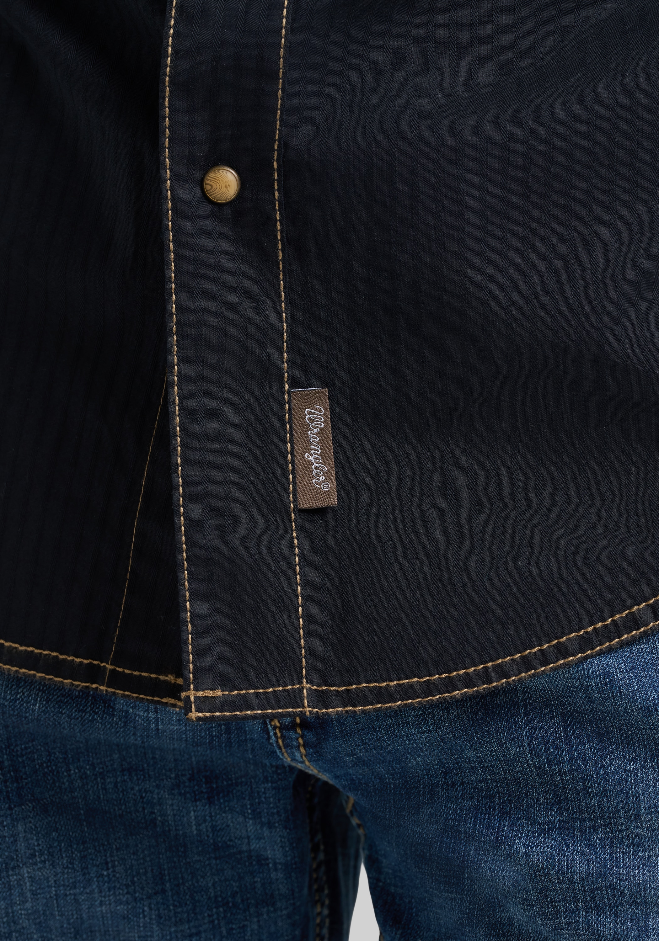 Wrangler Retro Premium Tailored Fit Western Button Up Shirt