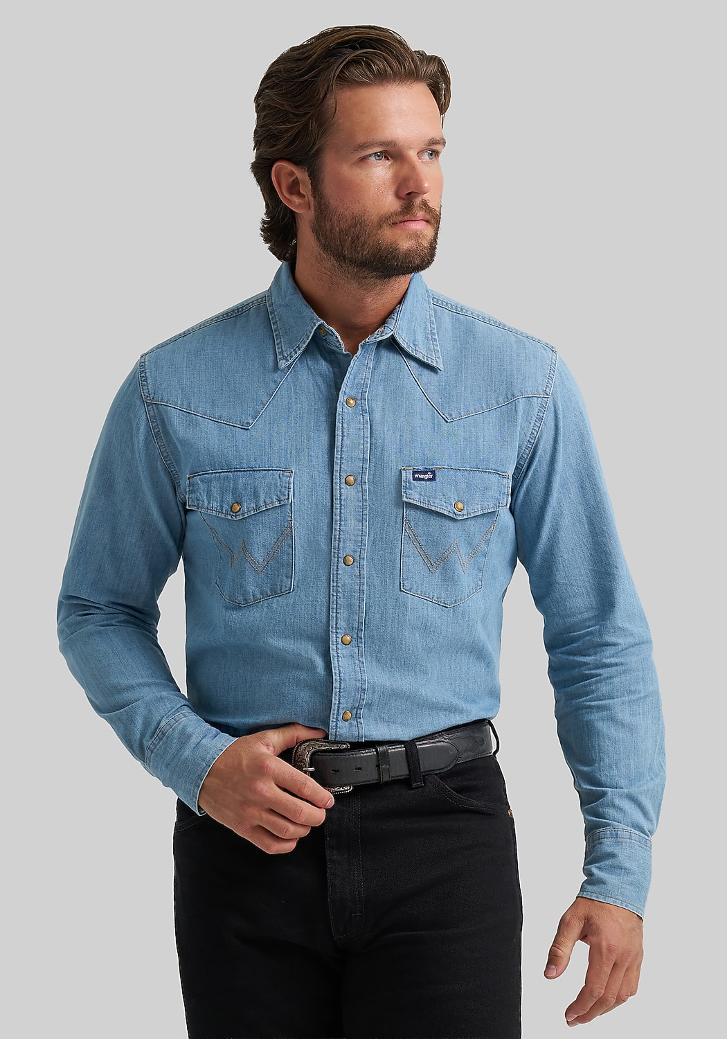 Wrangler Retro Premium Tailored Fit Western Sportshirt