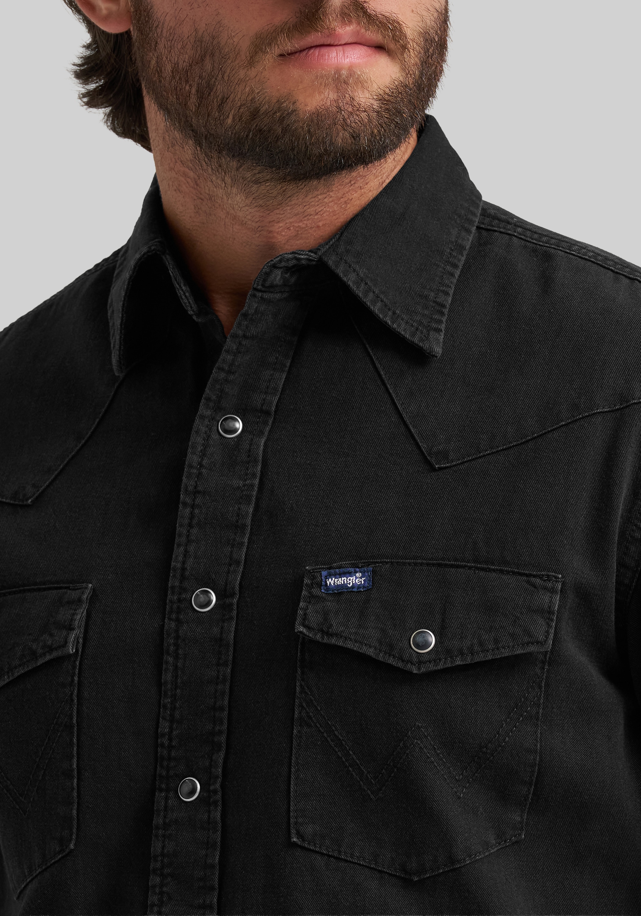 Wrangler Retro Premium Tailored Fit Western Sportshirt