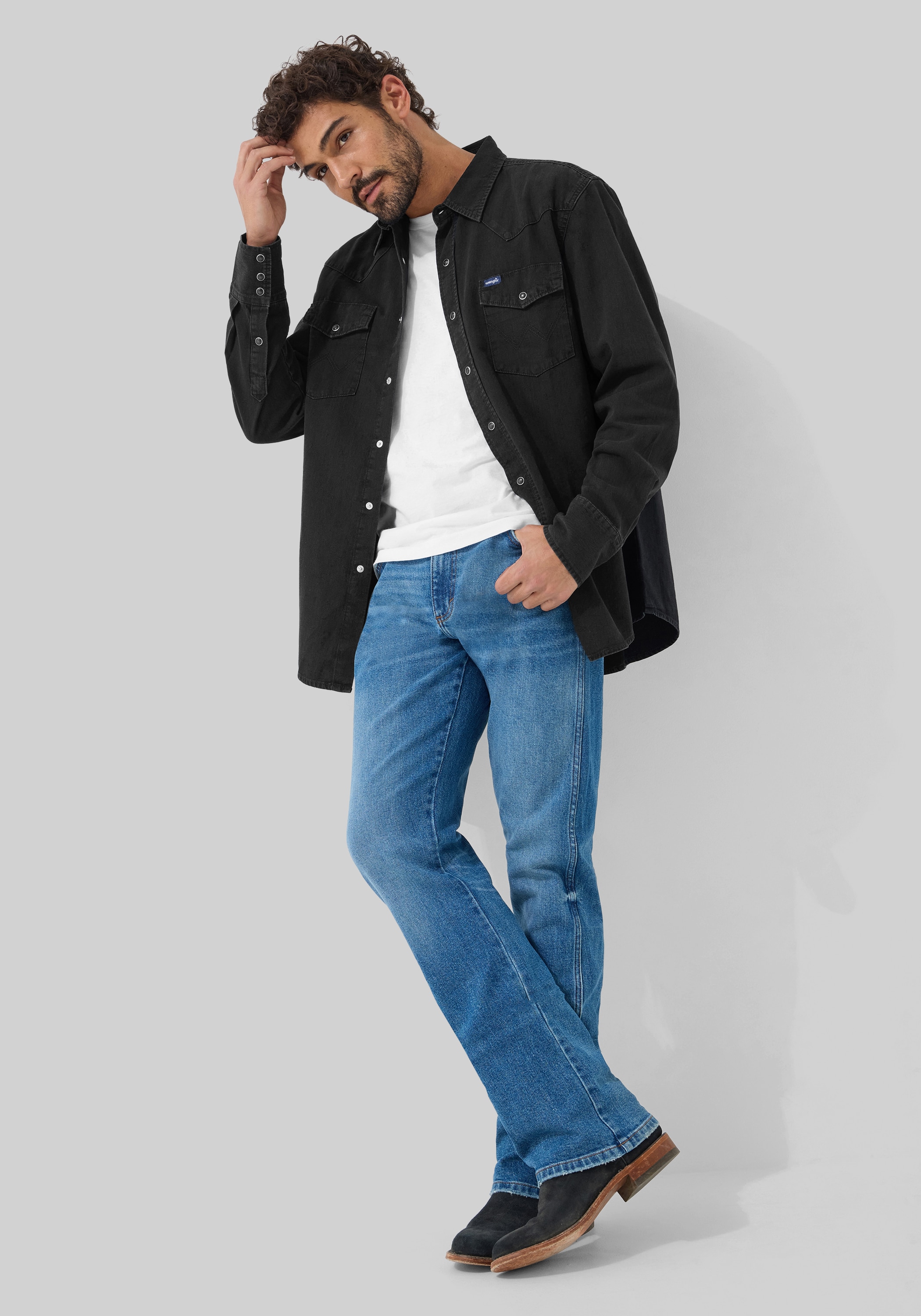 Wrangler Retro Premium Tailored Fit Western Sportshirt