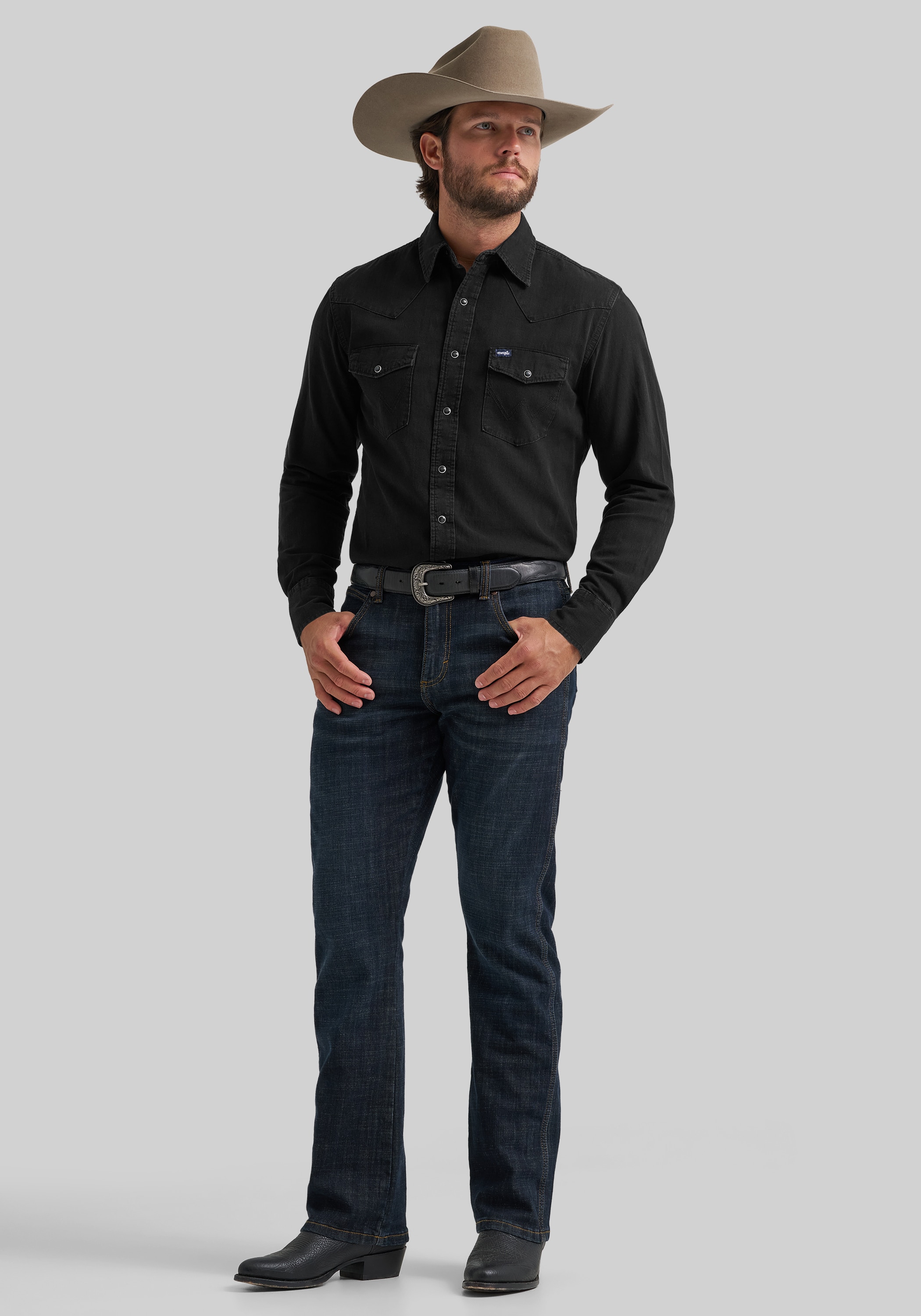 Wrangler Retro Premium Tailored Fit Western Sportshirt