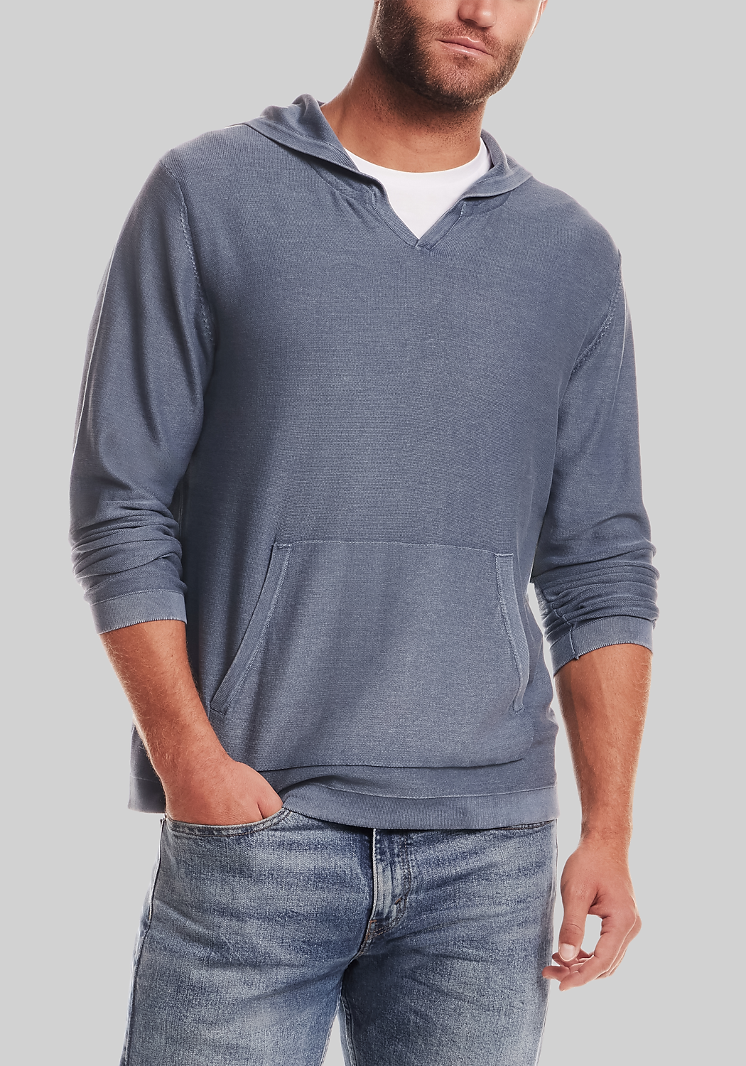 Weatherproof Vintage Tailored Fit Stonewash Hoodie Sweater