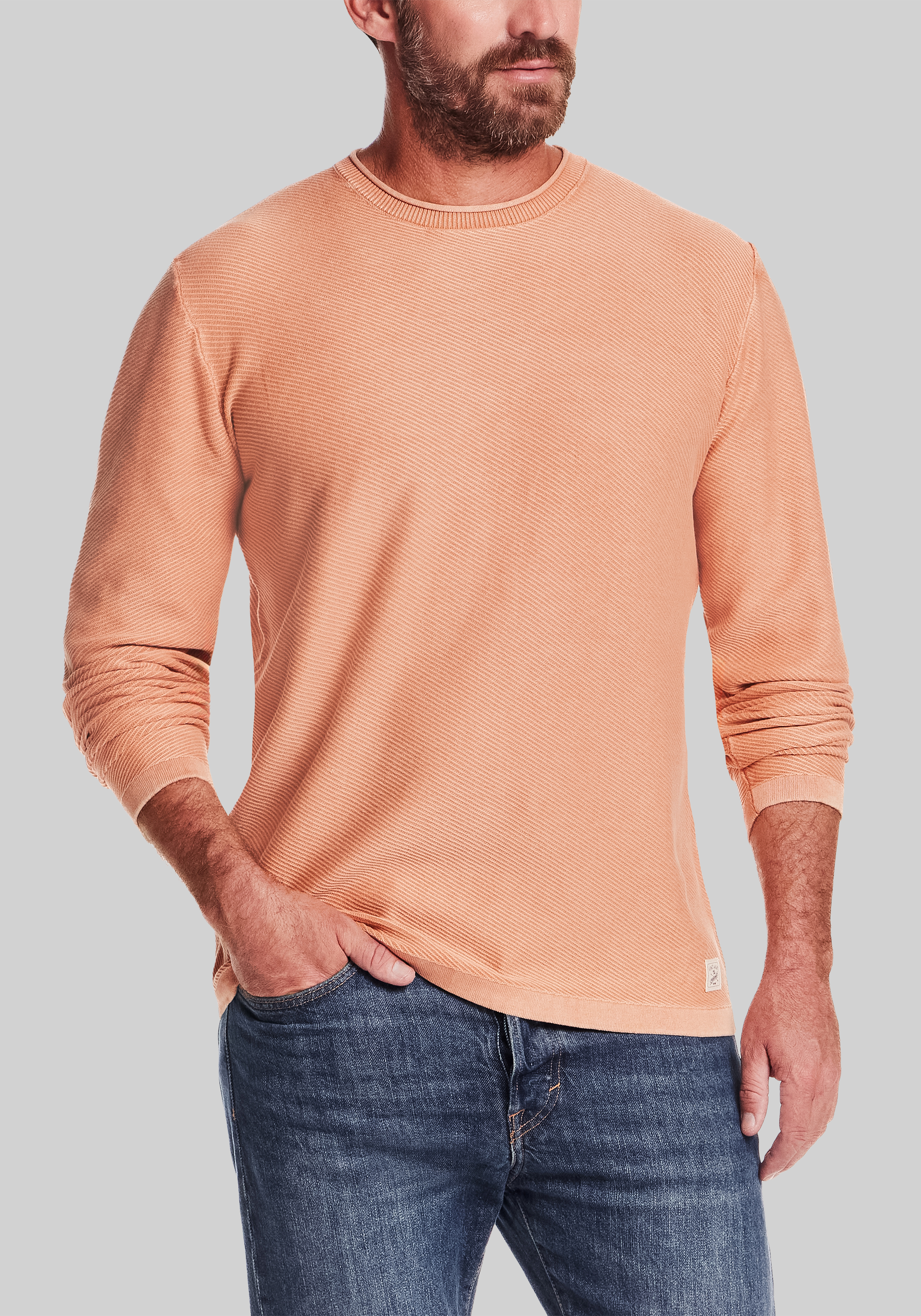 Men's Sweaters, Weatherproof Vintage Tailored Fit Twill Stonewash Sweater - Jos A Bank