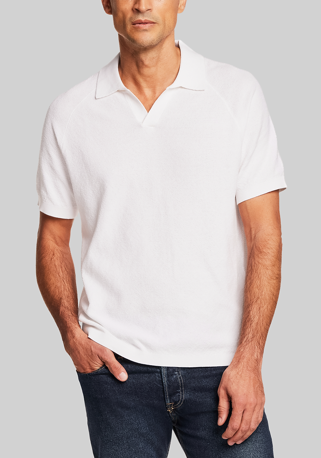 Weatherproof Vintage Tailored Fit Short Sleeve Polo Sweater