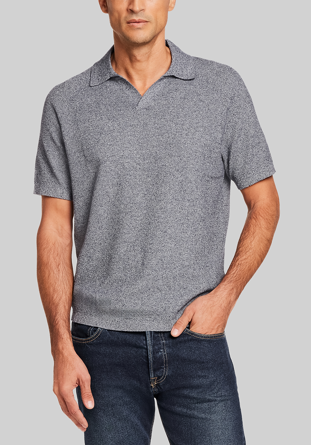 Weatherproof Vintage Tailored Fit Short Sleeve Polo Sweater