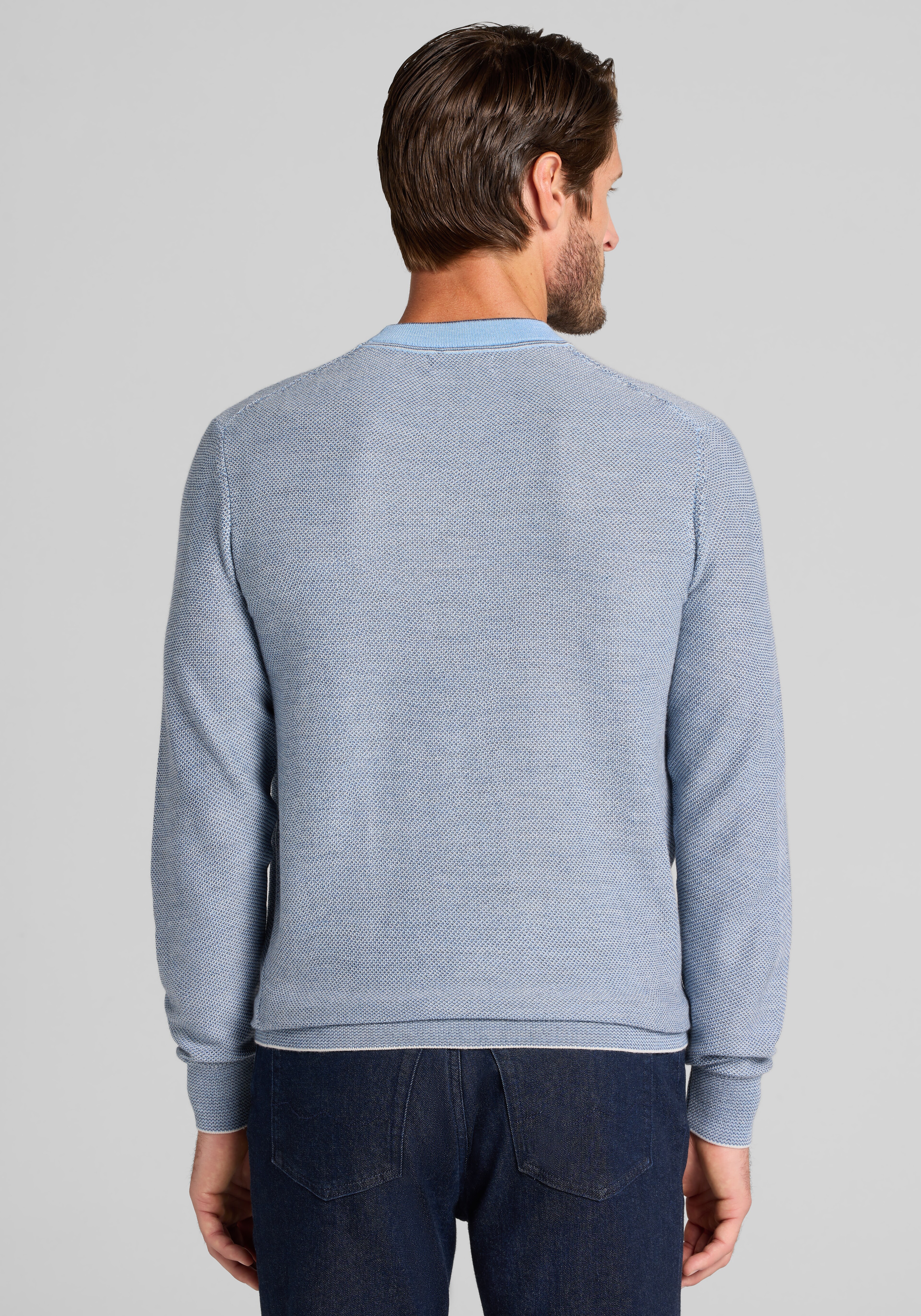 Traveler® Collection Honeycomb Crew Neck Sweater
