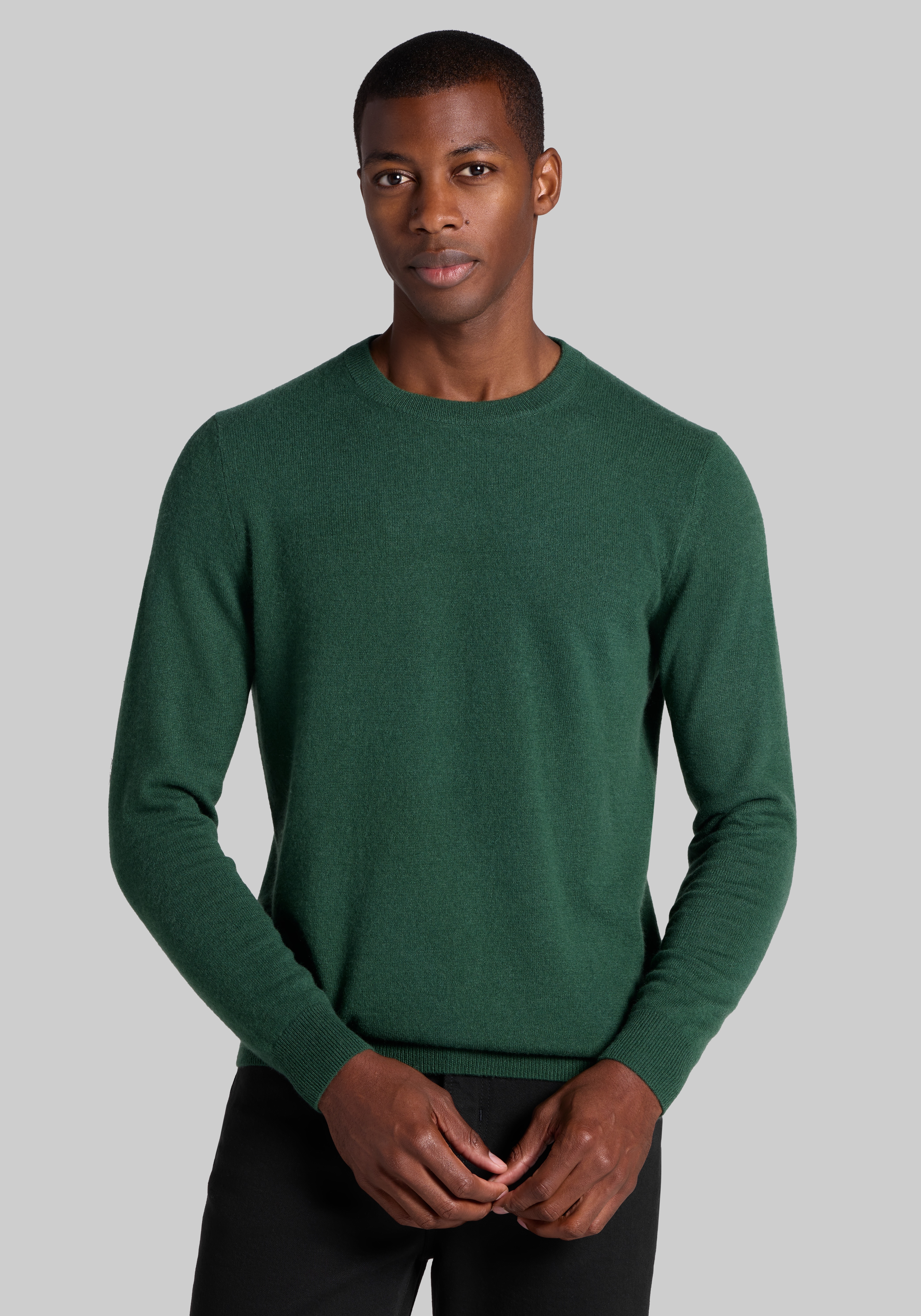 Men's New!, Reserve Collection Tailored Fit Cashmere Crew Neck Sweater - Jos A Bank