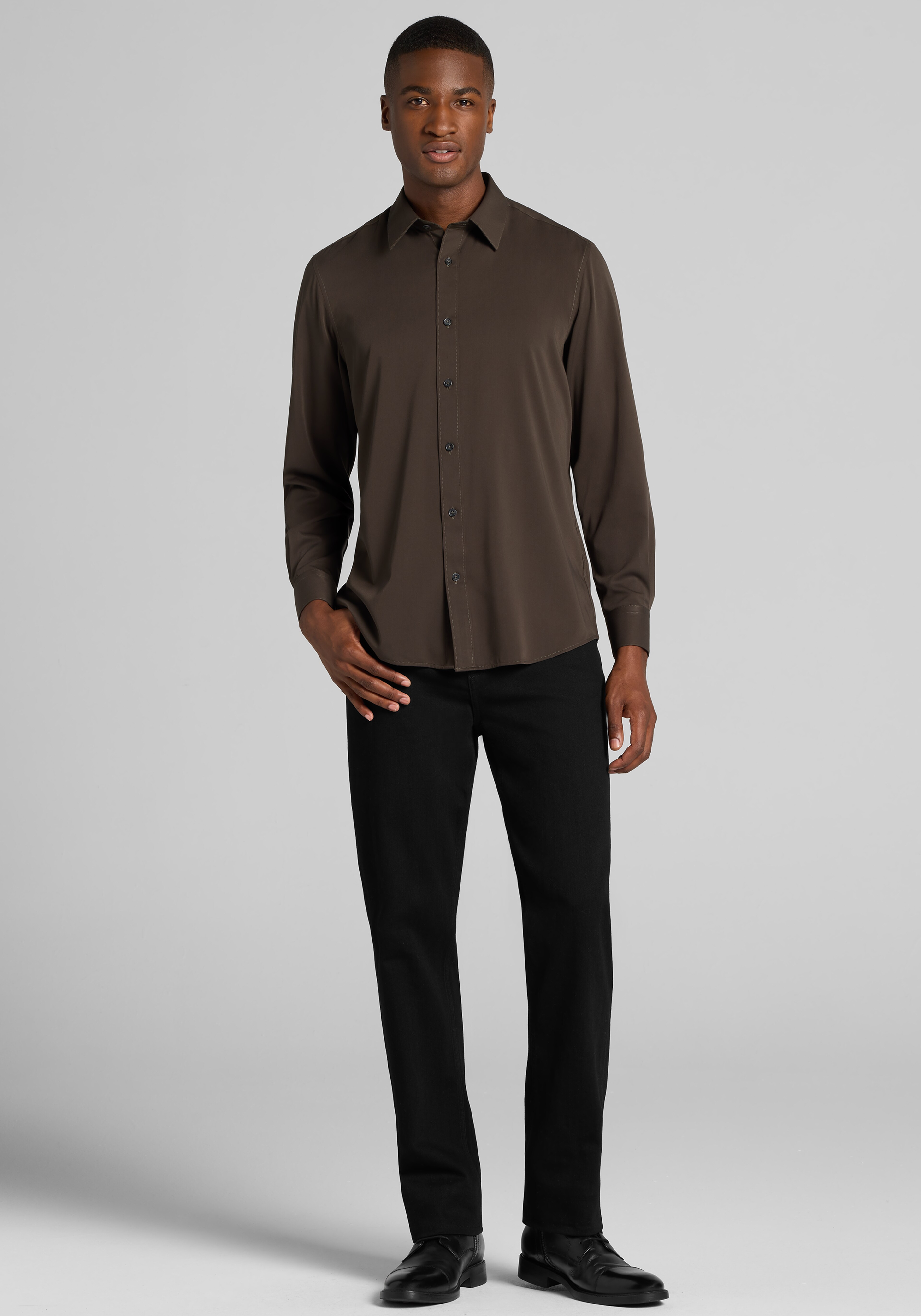 Paisley & Gray Solid Button Up Shirt