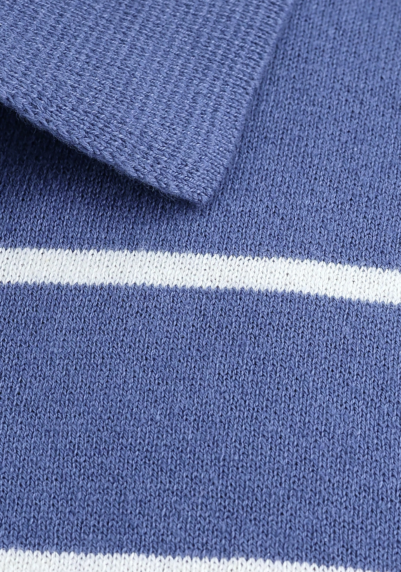 Haggar Regular Fit Retro Stripe Knit Short Sleeve Polo Sweater