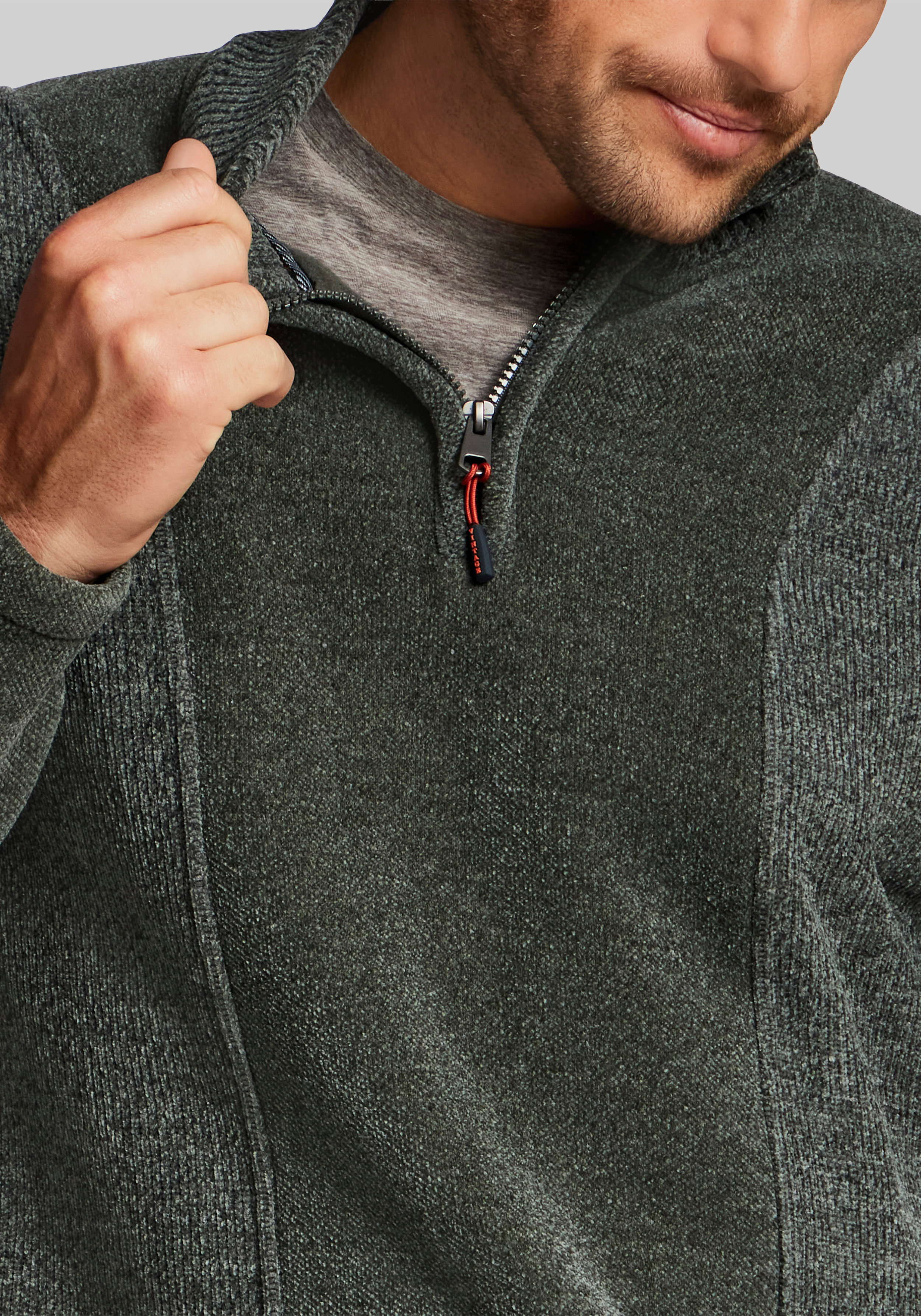 Men's Sweaters, Weatherproof Vintage Traditional Fit Chenille Quarter-Zip Sweater - Jos A Bank