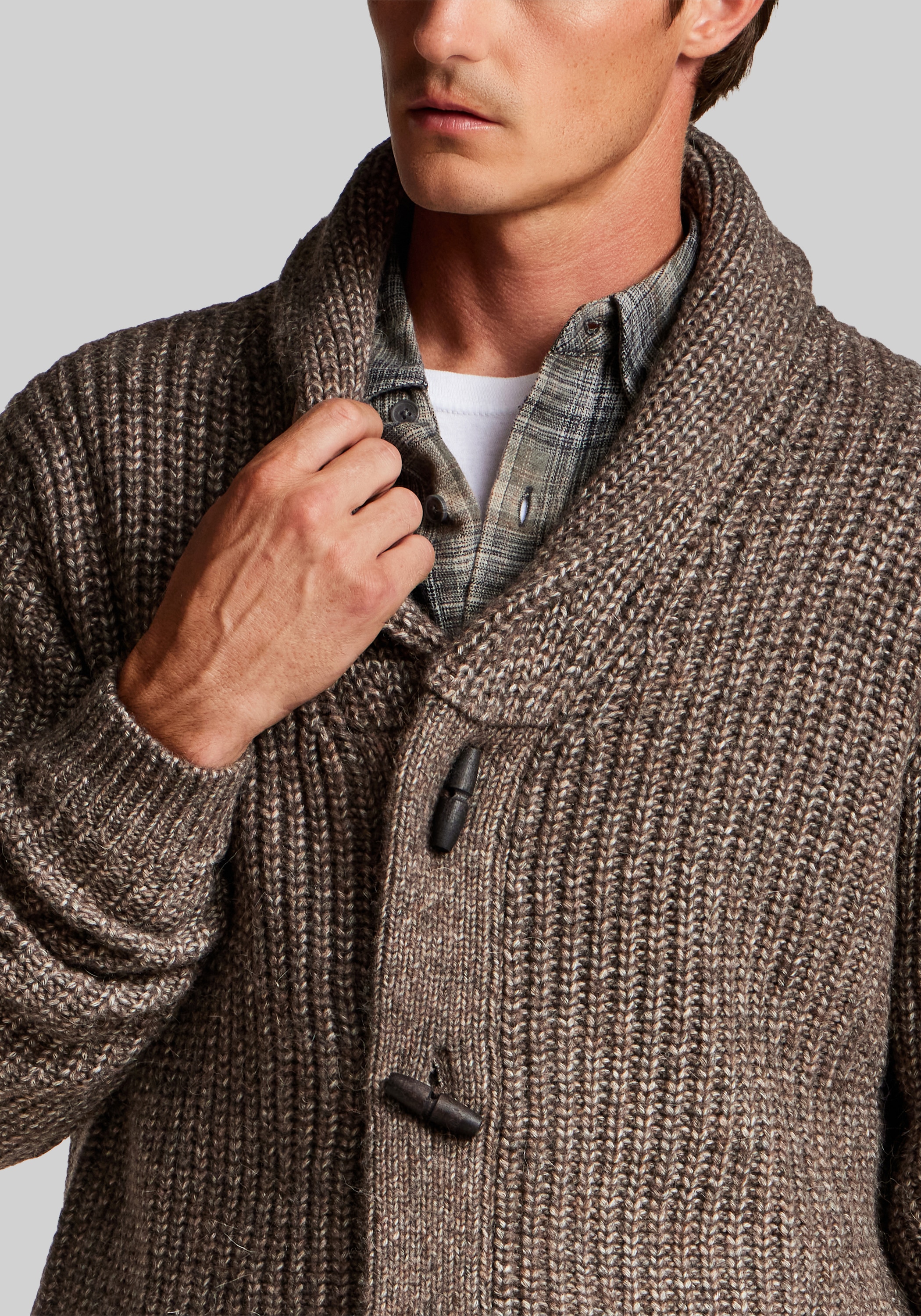 Men's Sweaters, Weatherproof Vintage Traditional Fit Toggle-Front Cardigan Sweater - Jos A Bank