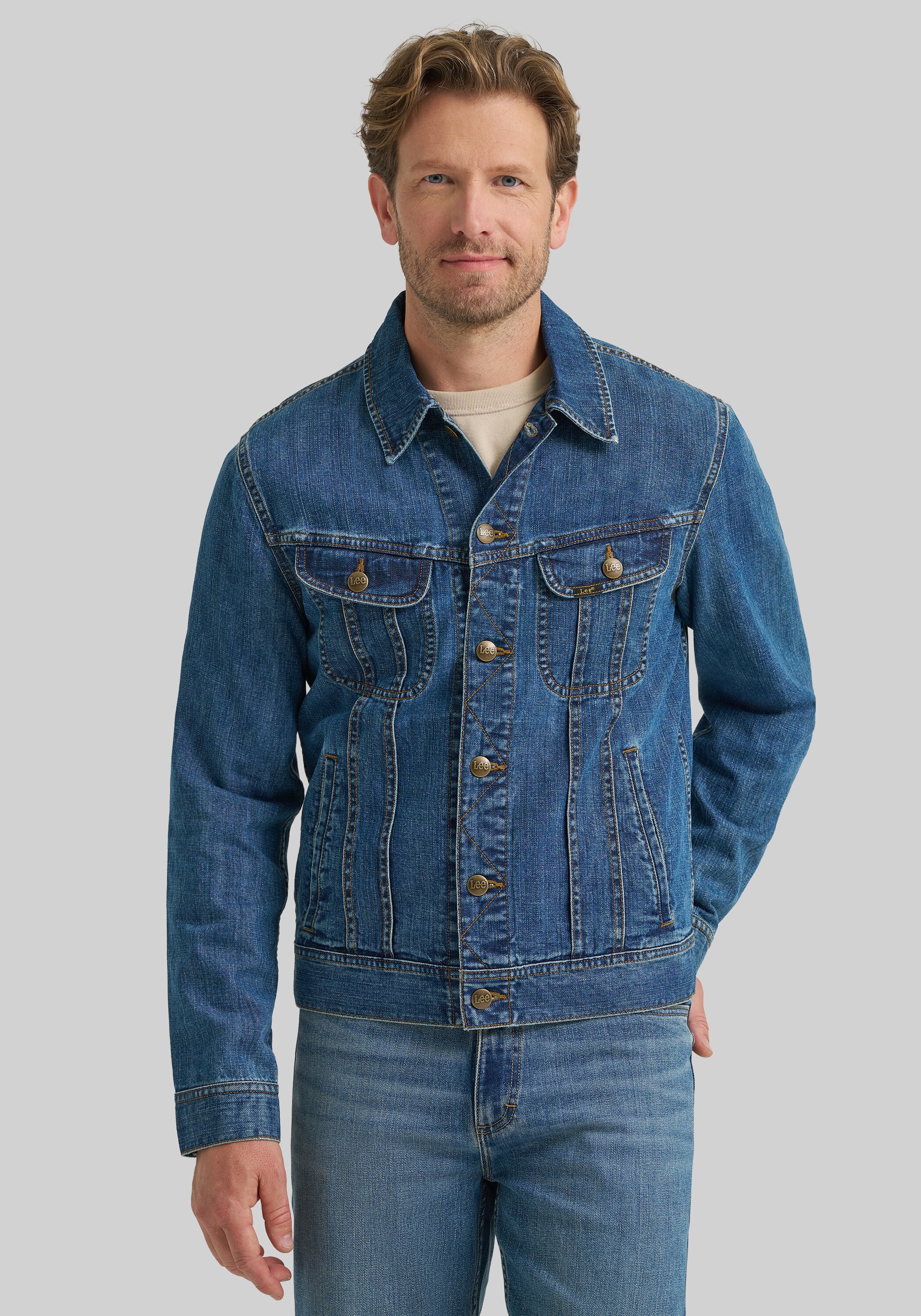 Men's Outerwear, Lee Legendary Traditional Fit Rider Jacket - Jos A Bank