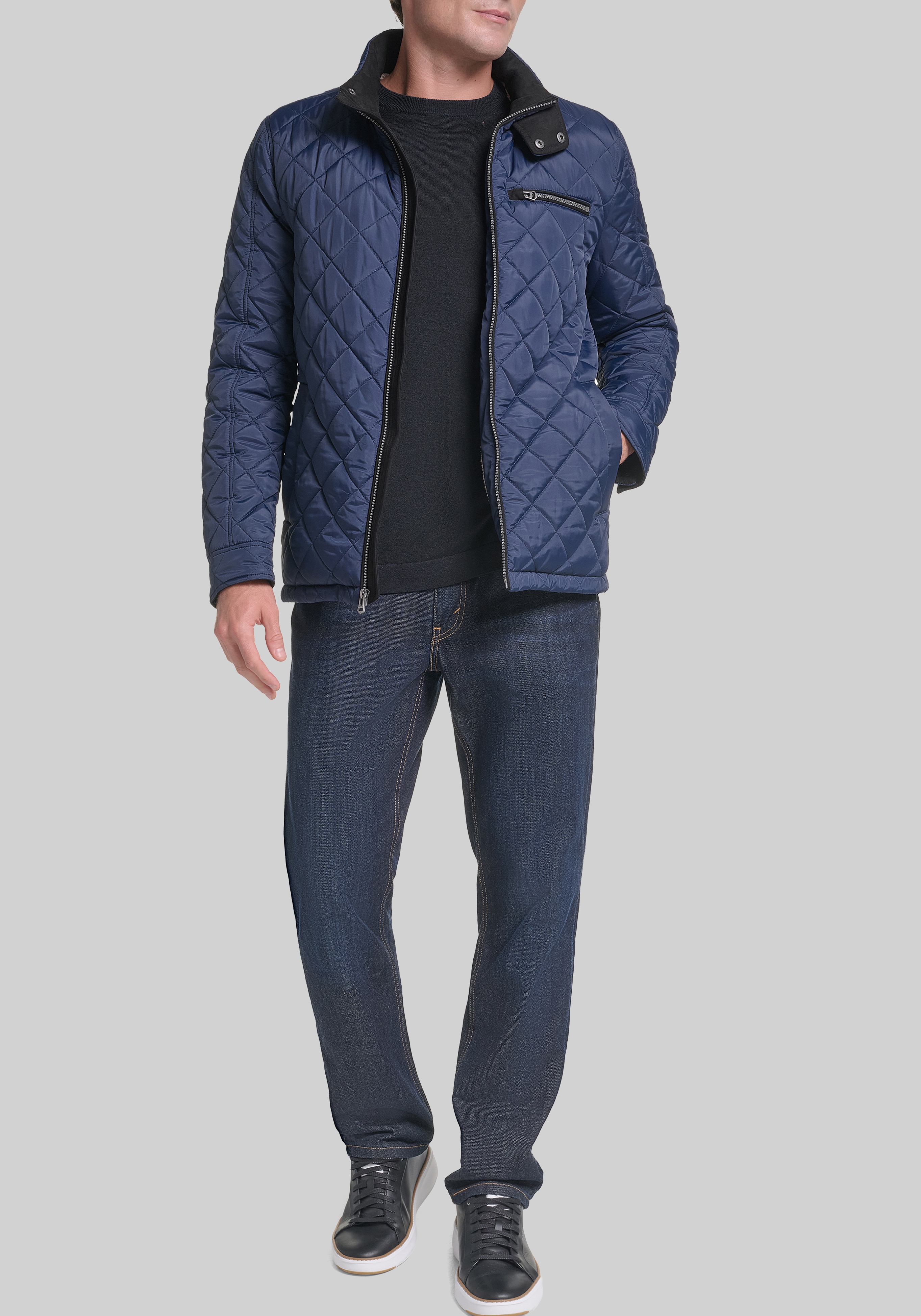 Cole Haan Tailored Fit Quilted Jacket