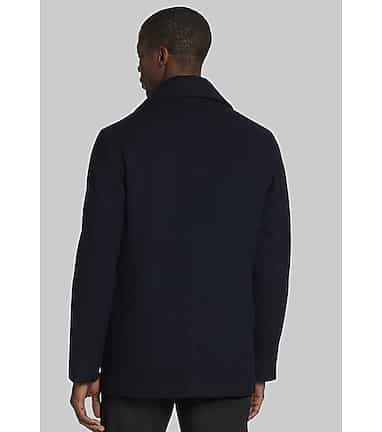 Jos. A Bank wool pea Coat men’s large selling excellent