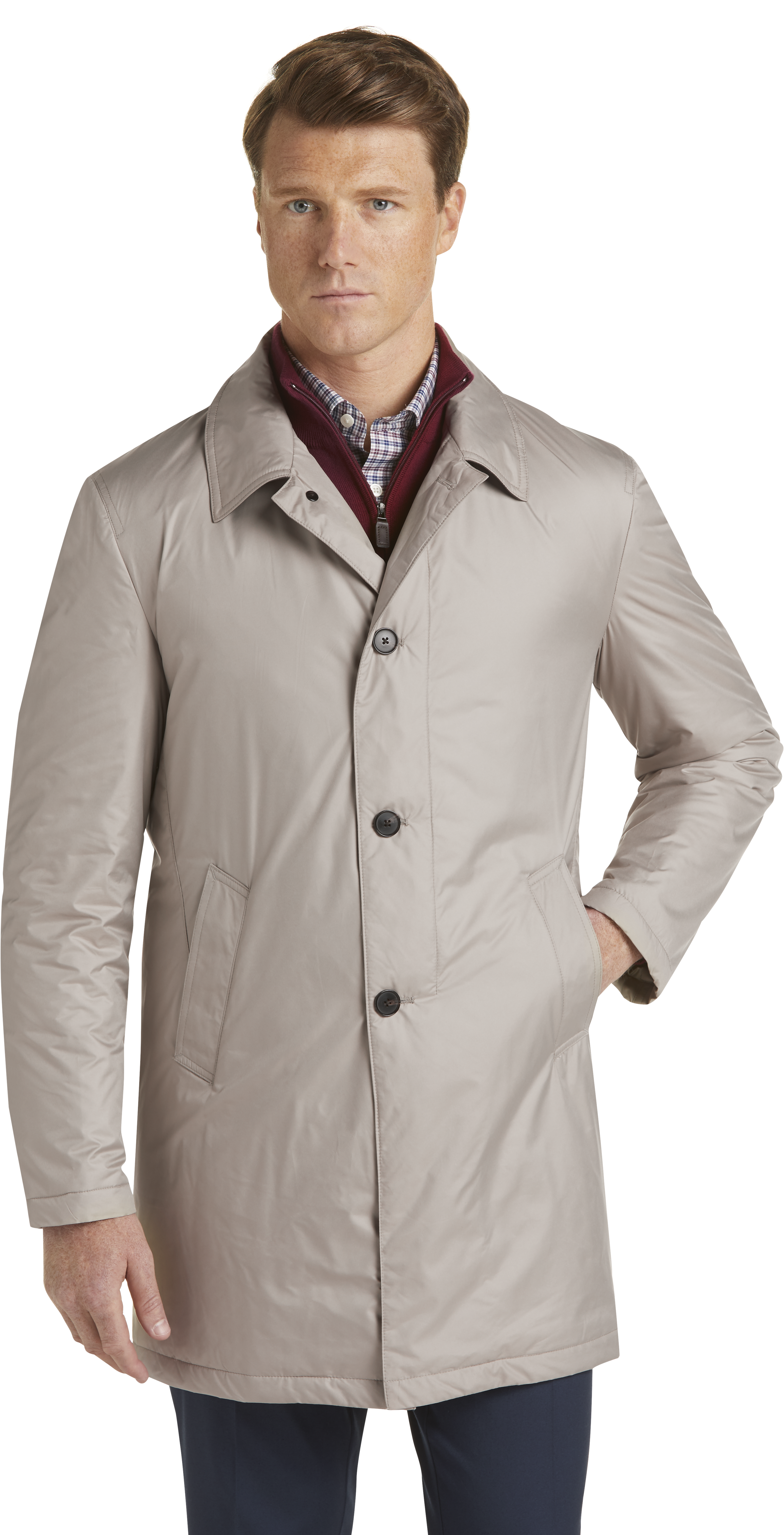 Deals List: Jos A Bank Travel Tech Men’s Tailored Fit Trench Coat (khaki) 