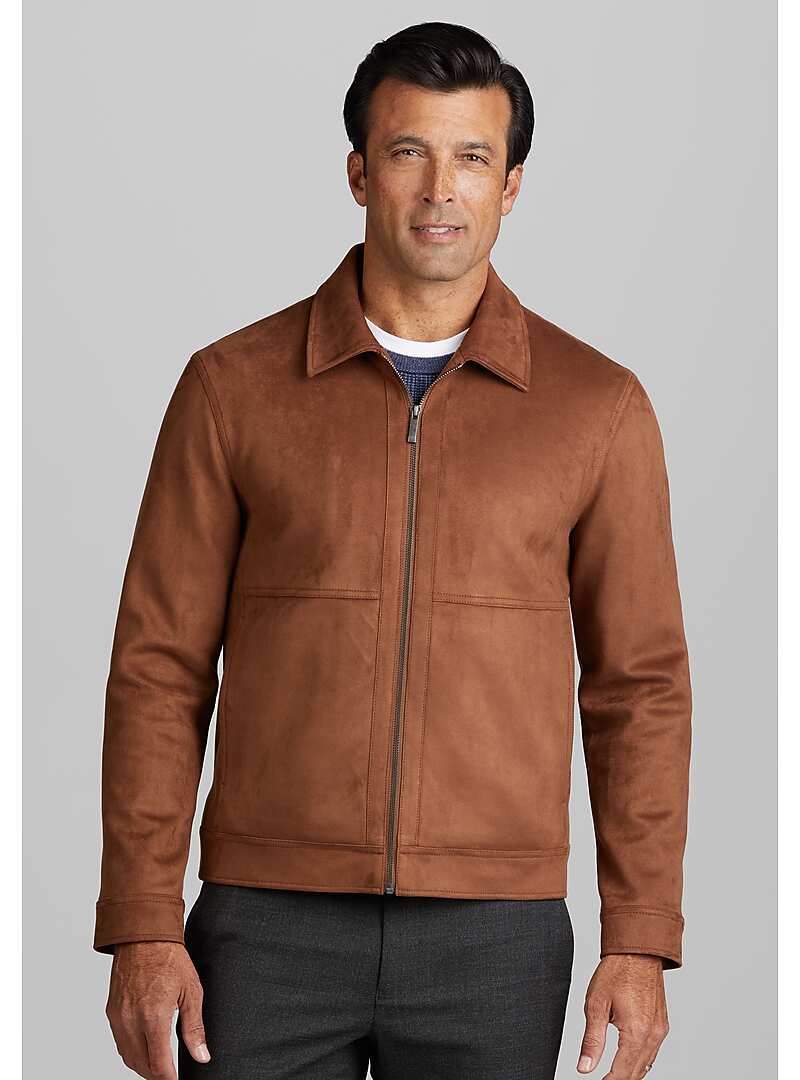 Jos. A. Bank Men's Reserve Collection Tailored Fit Faux Suede Jacket