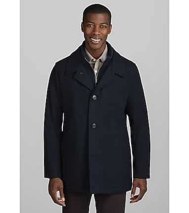 Big and tall wool on sale coat