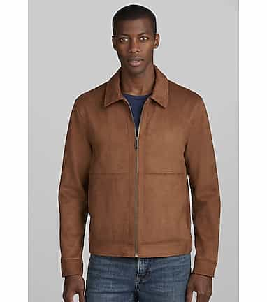 Big and tall 2025 suede jacket