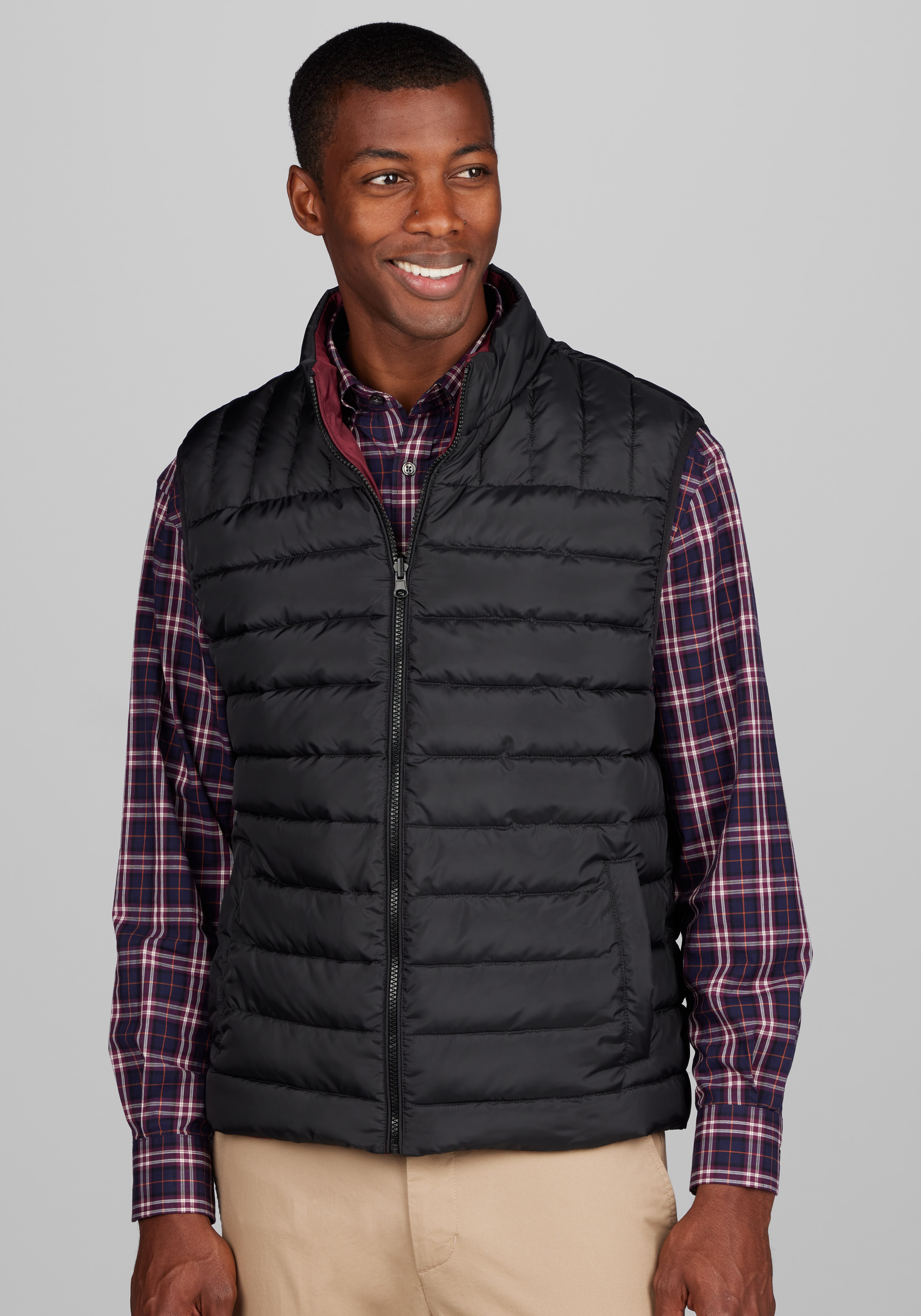 Big and tall men's outerwear vests online