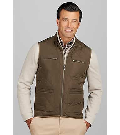 Jos a bank quilted jacket sale