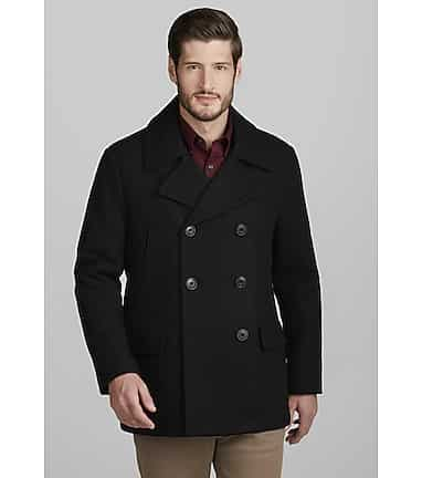 Big mens shop pea coat