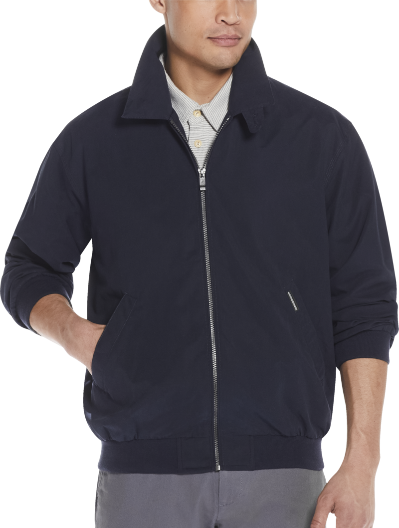 JoS. A. Bank Big & Tall Men's Weatherproof Tailored Fit Golf Jacket , Navy, 2 X Tall