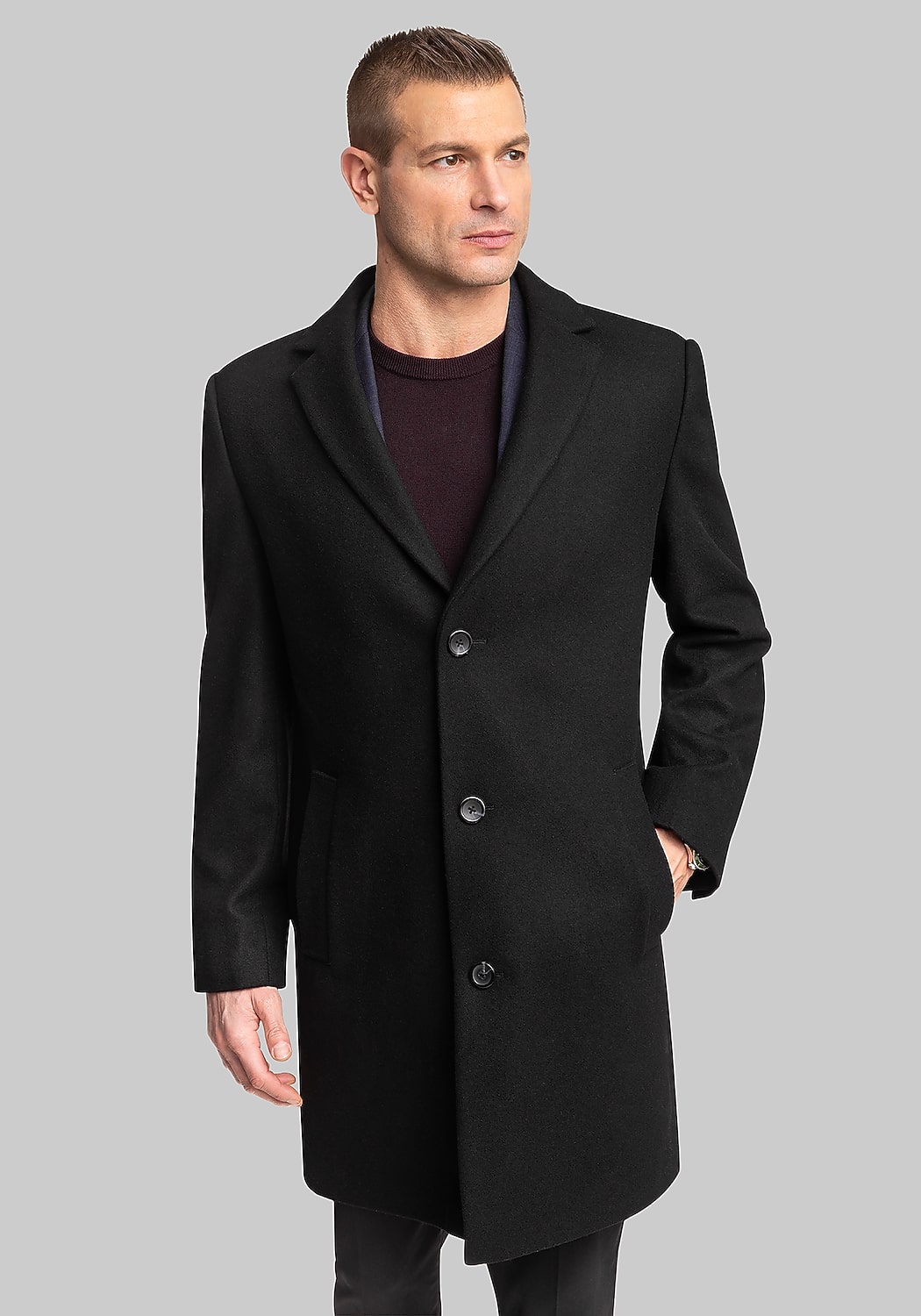 Hart Schaffner Marx Tailored Fit Topcoat