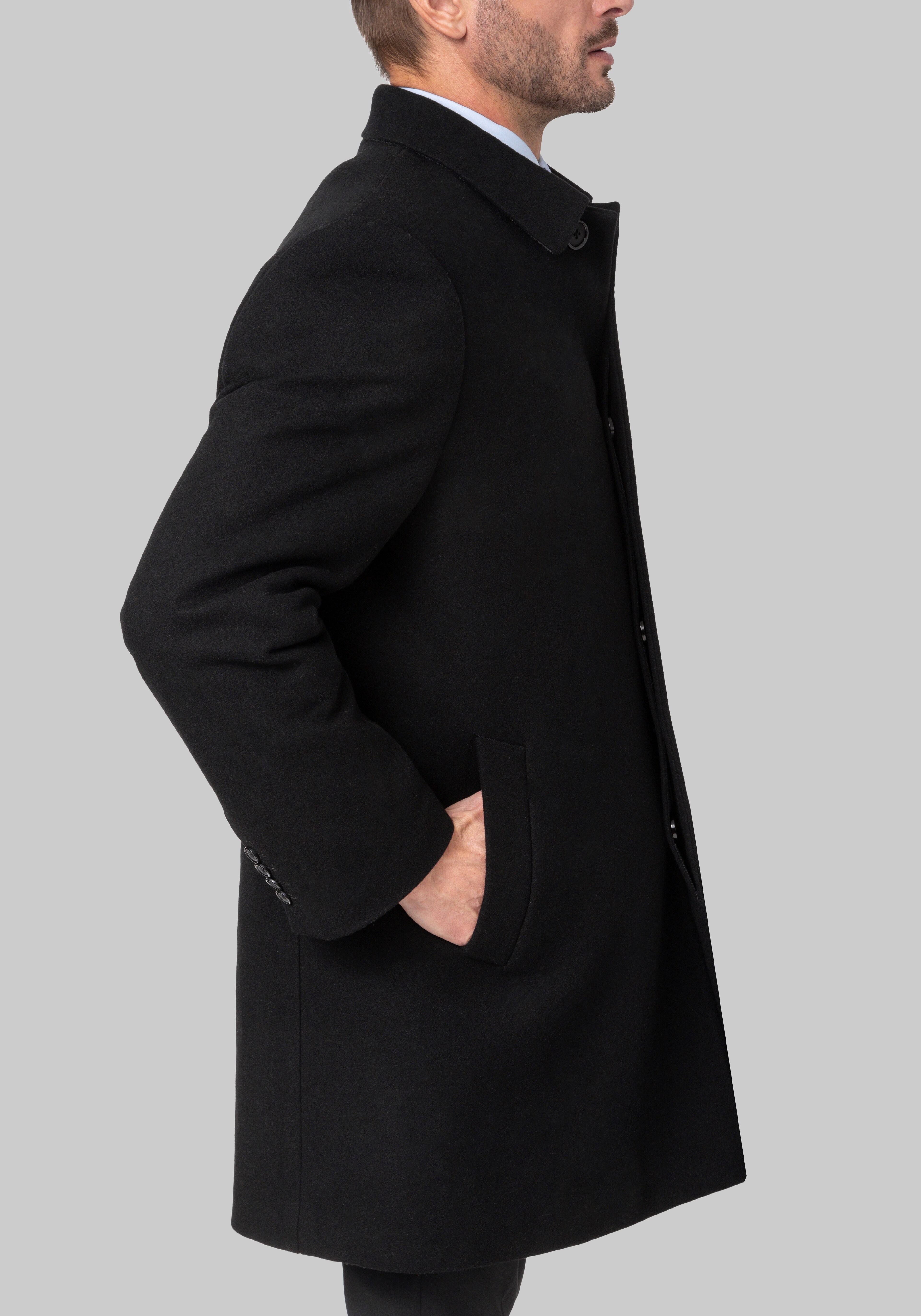 Hart Schaffner Marx Tailored Fit Insulated Topcoat