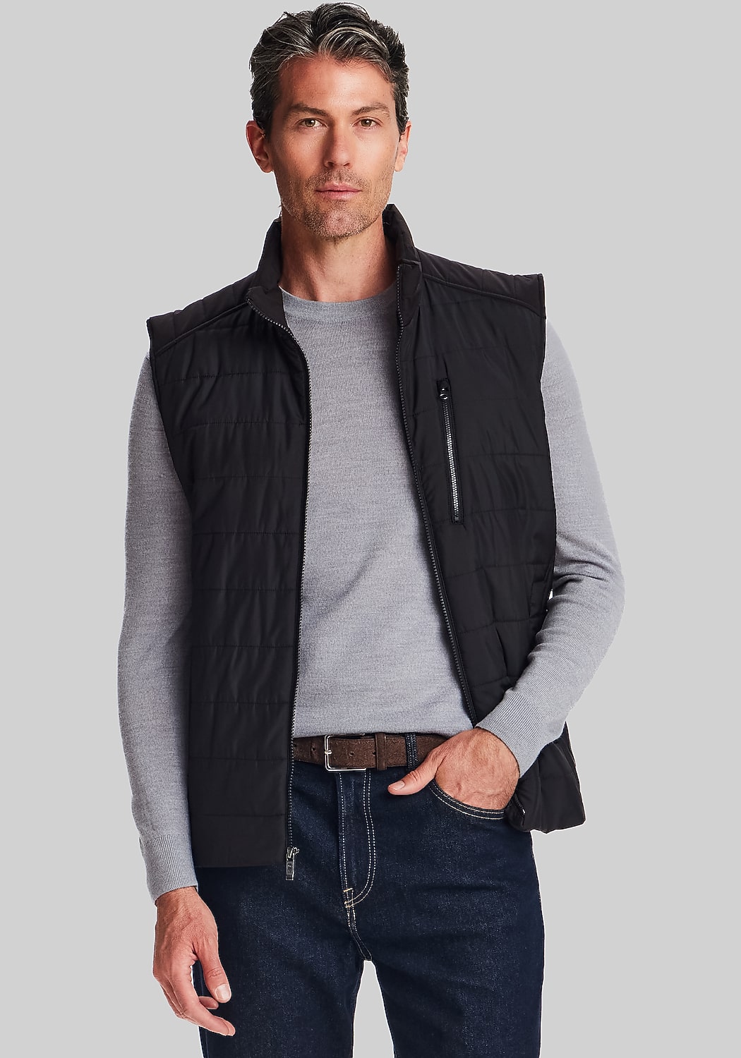 Weatherproof Tailored Fit Quilted Ciré Lightweight Vest